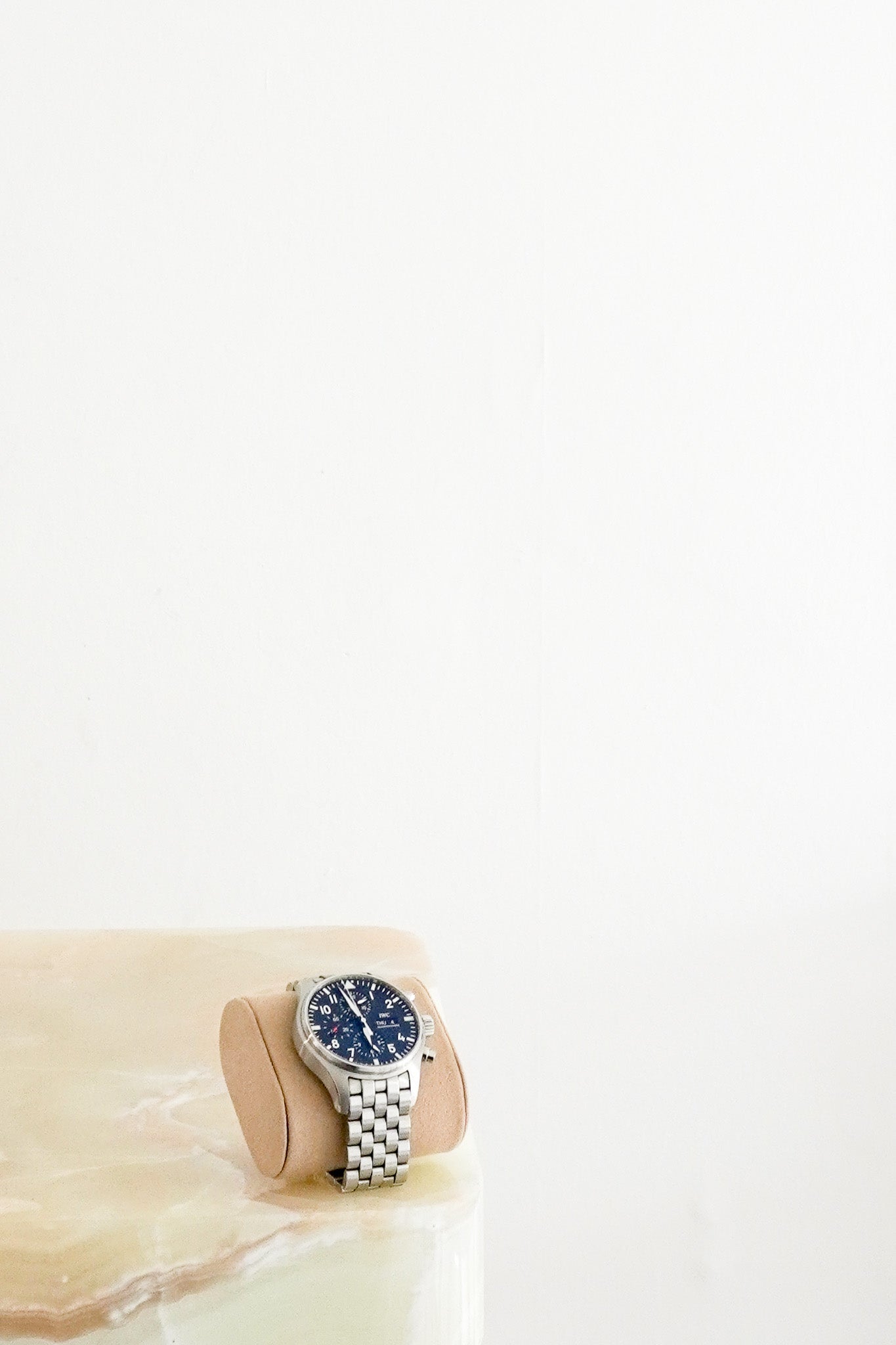 Front image of the IWC Pilot Chronograph Automatic Watch Chelsea London