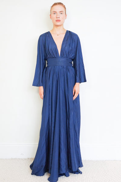 kalita silk dress Kalita Deep Blue Silk Dress (RRP £950)