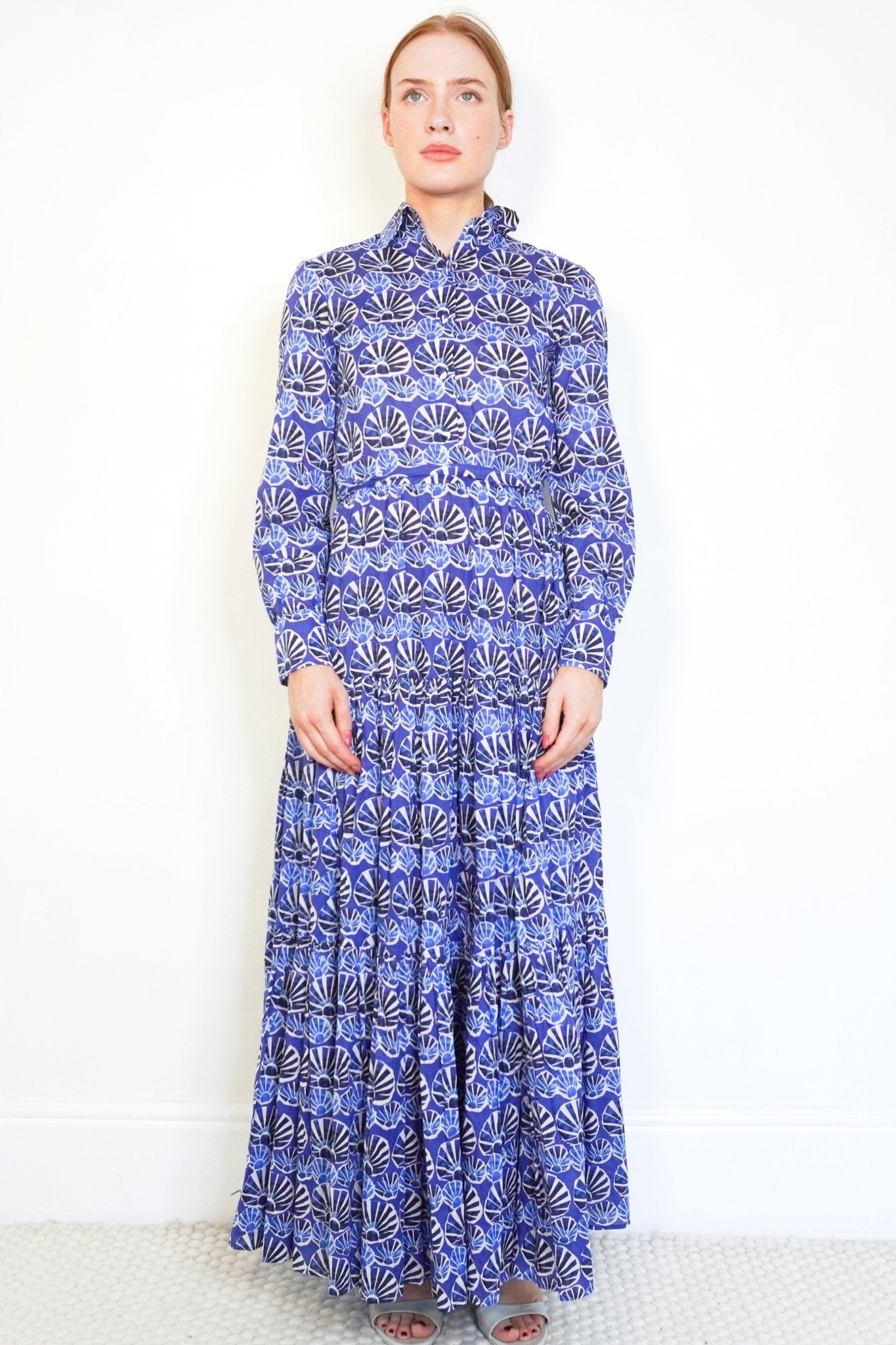 La Double J Blue Pattern Shirt Dress (RRP £490) | Authentic Preloved - Reloved Again