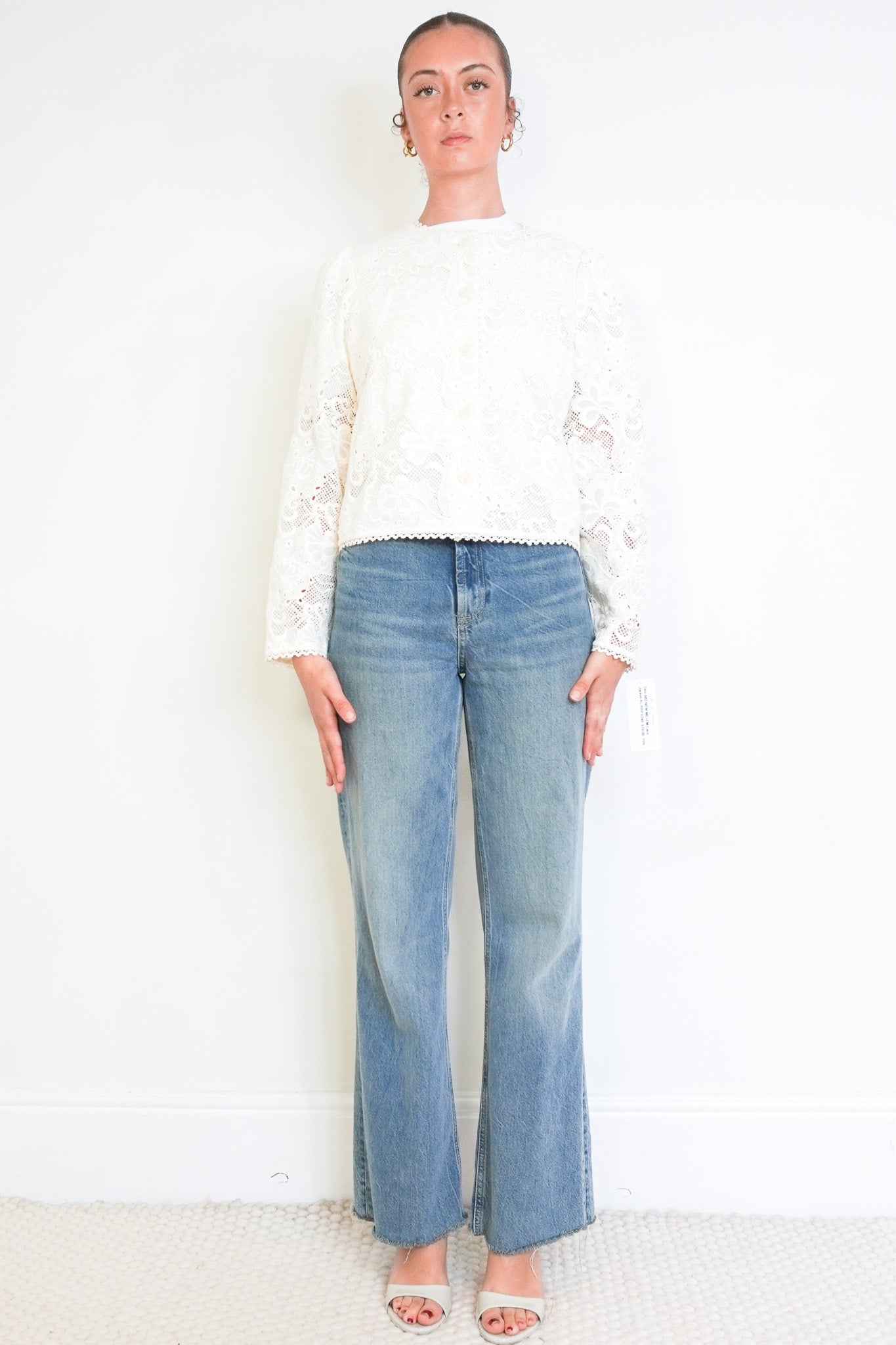 ME + EM White Lace Jacket RRP £245 | Authentic Preloved - Reloved Again