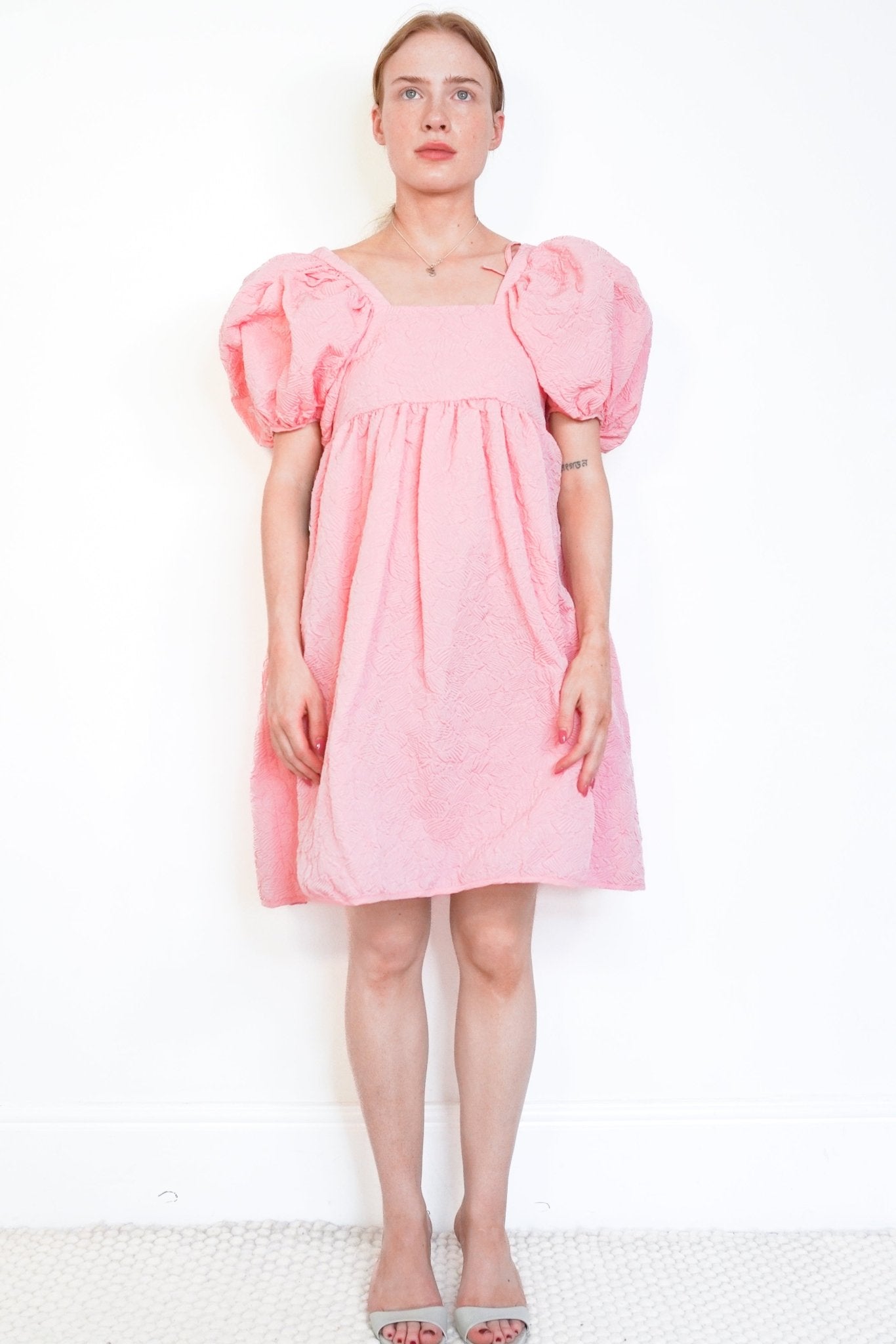 NEW Cecilie Bahnsen Sorbet Pink Tilde Dress (RRP £1200) | Authentic Pr