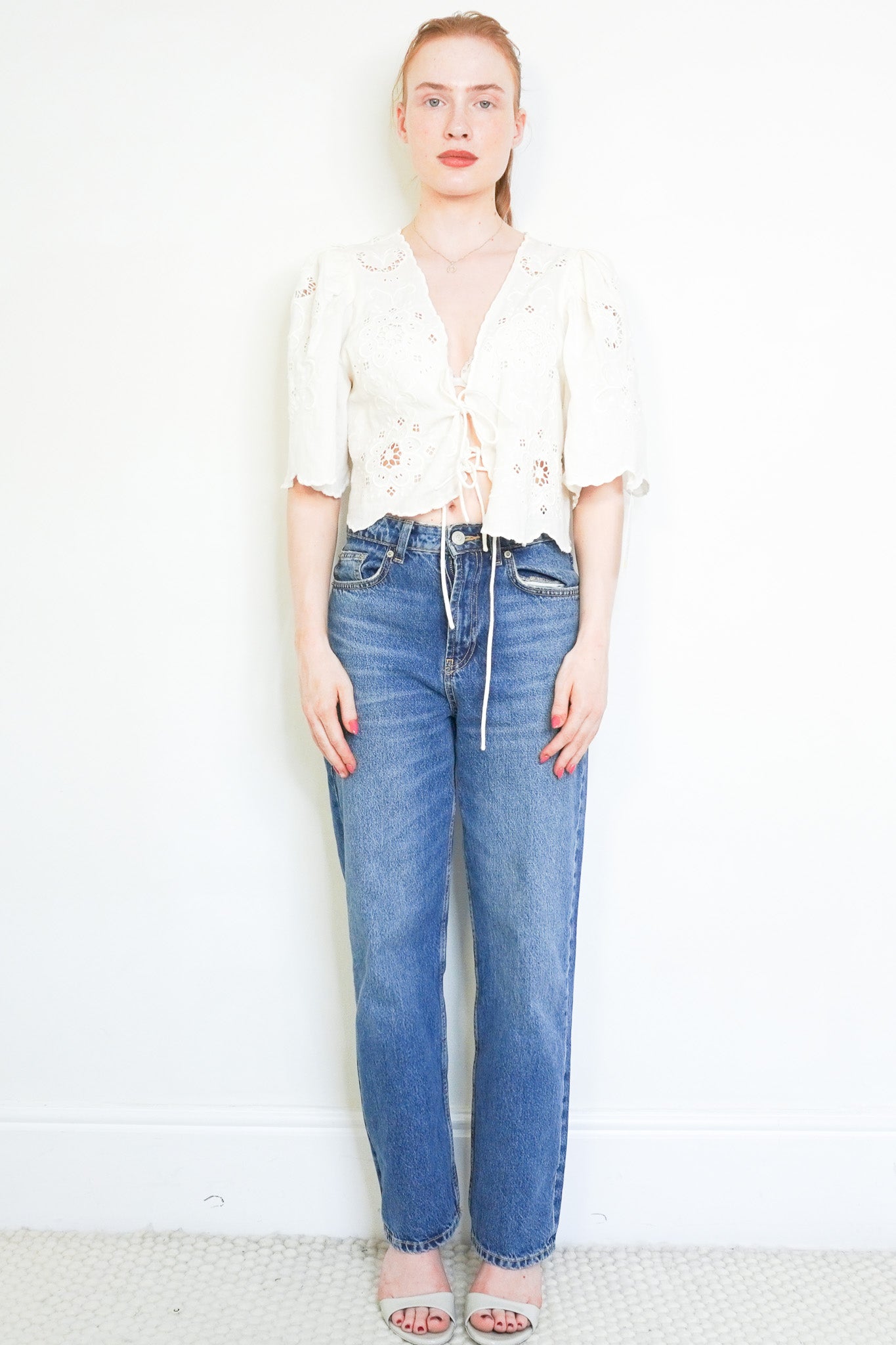 NEW New Sea New York Kiara Tie Front Top (RRP £525) | Authentic Preloved - Reloved Again