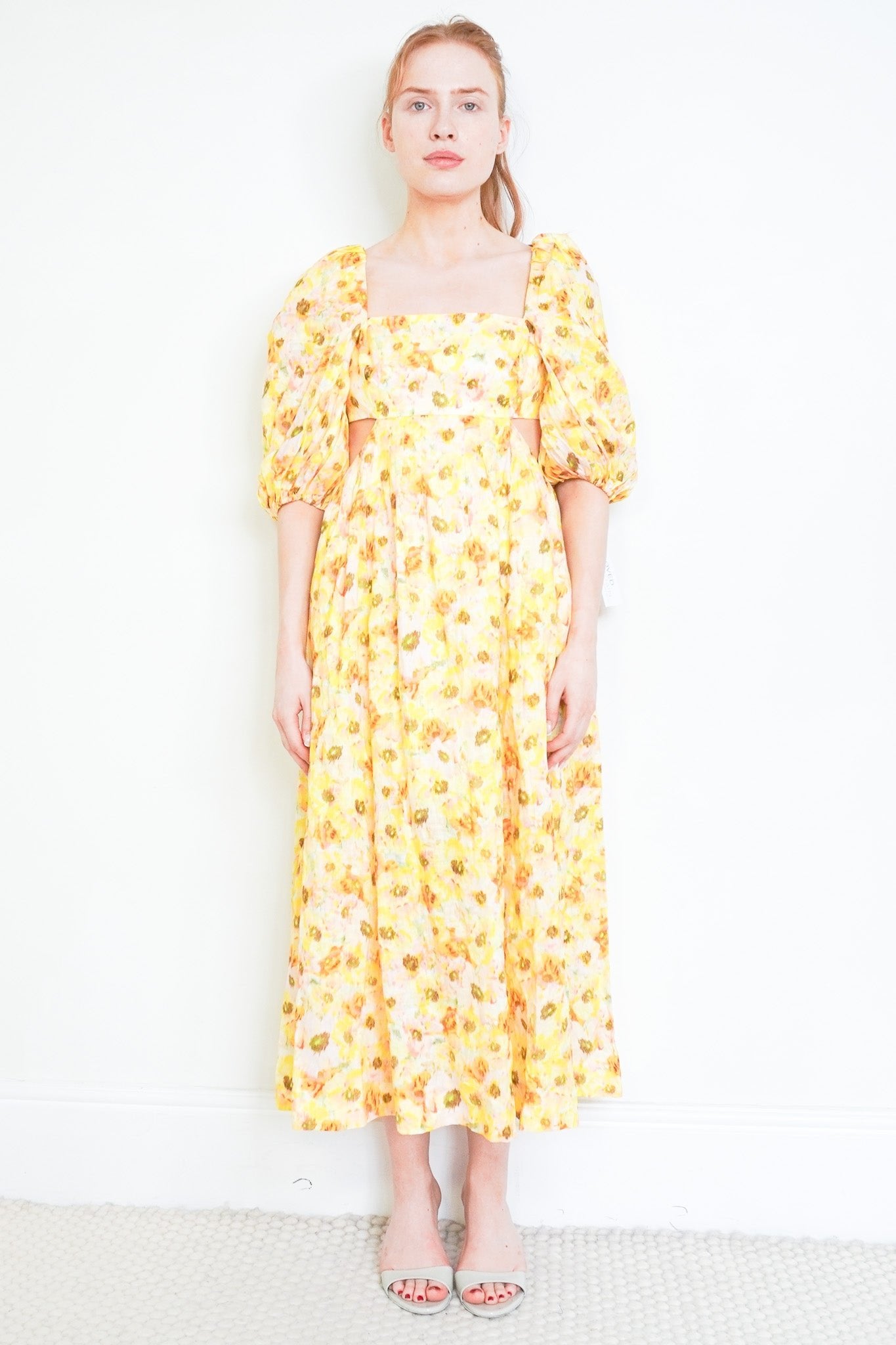 Zimmermann Open Back Yellow Dress RRP £700