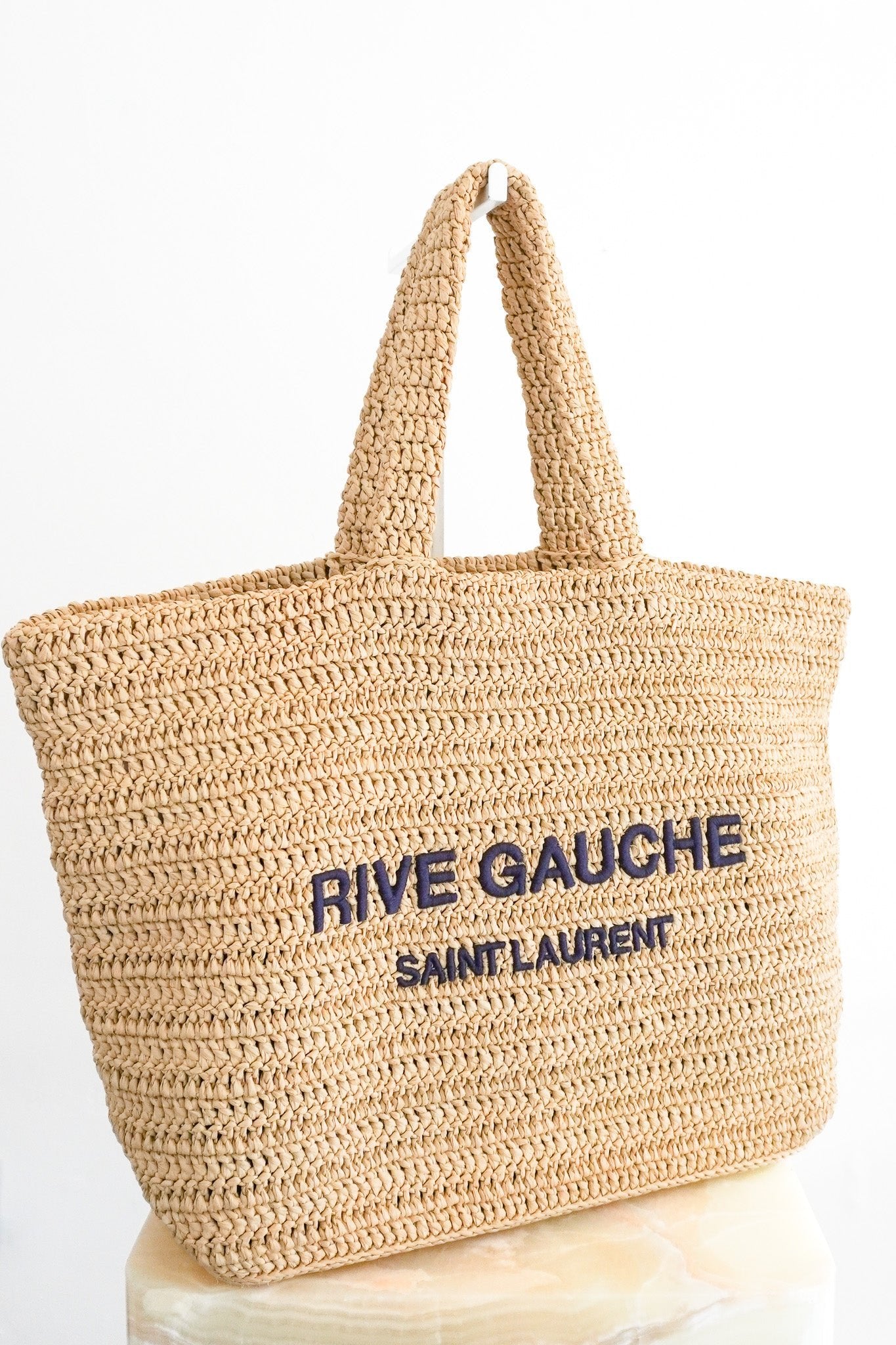 Saint Laurent Rive Gauche Crochet Bag RRP £1440 | Authentic Preloved - Reloved Again