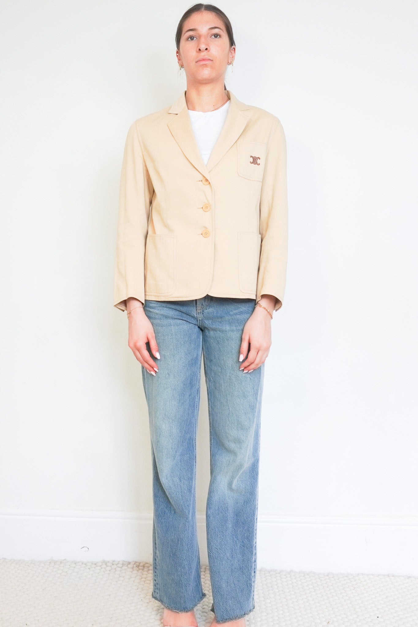 Front photo of the Celine Lightweight Jacket chelsea london