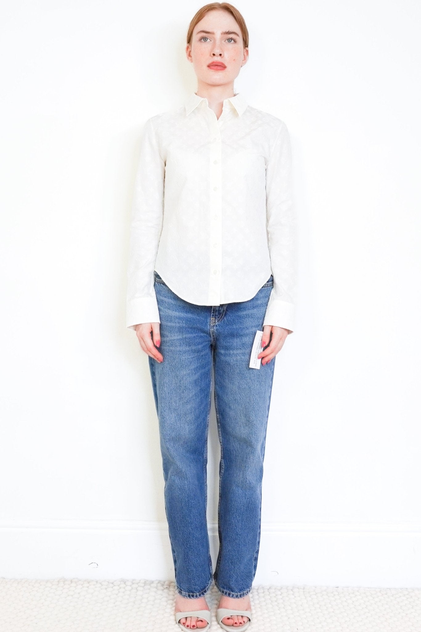 Louis Vuitton Textured Monogram Shirt (RRP £1,710) | Authentic Preloved - Reloved Again
