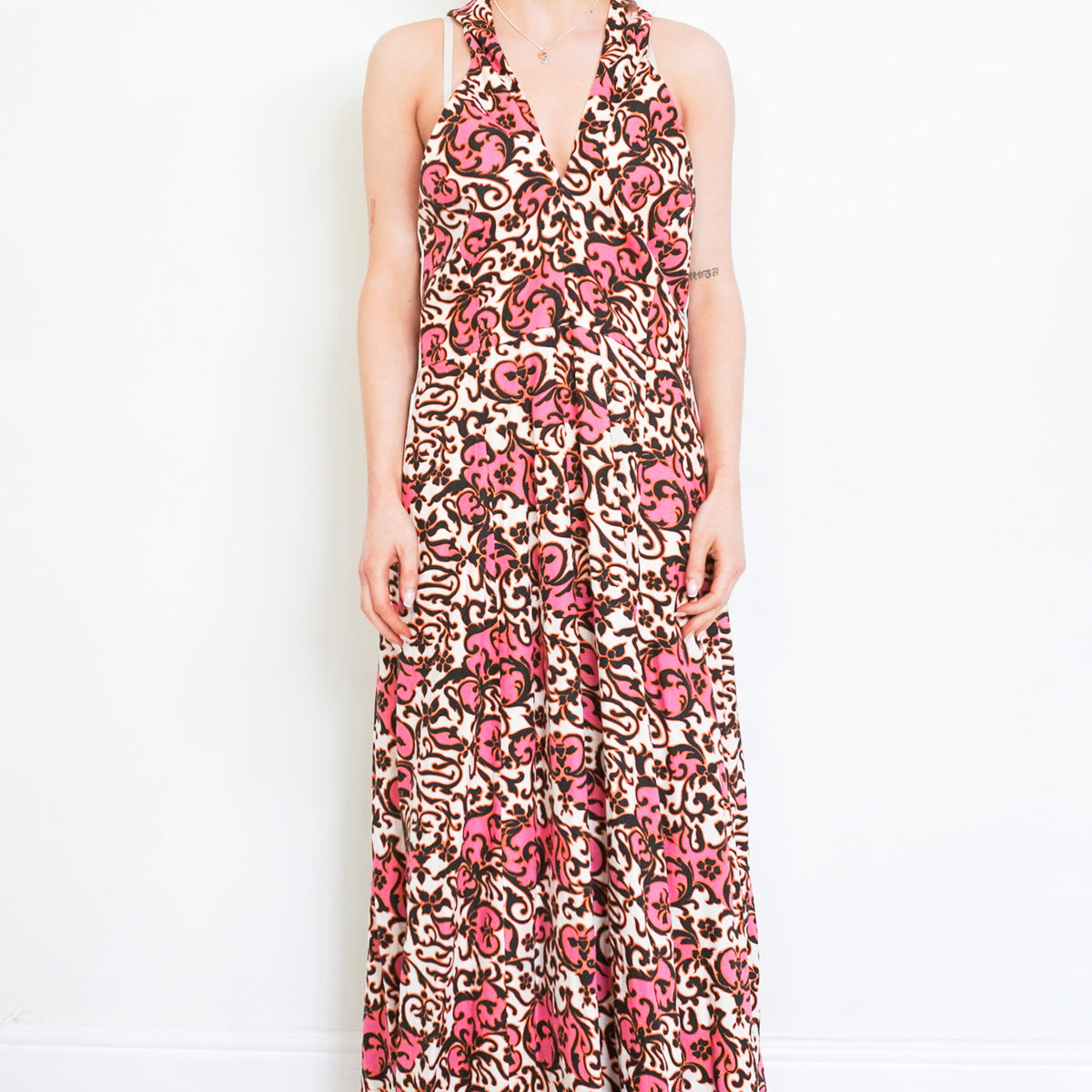 Me+Em One Halter NeckFull Length Dress