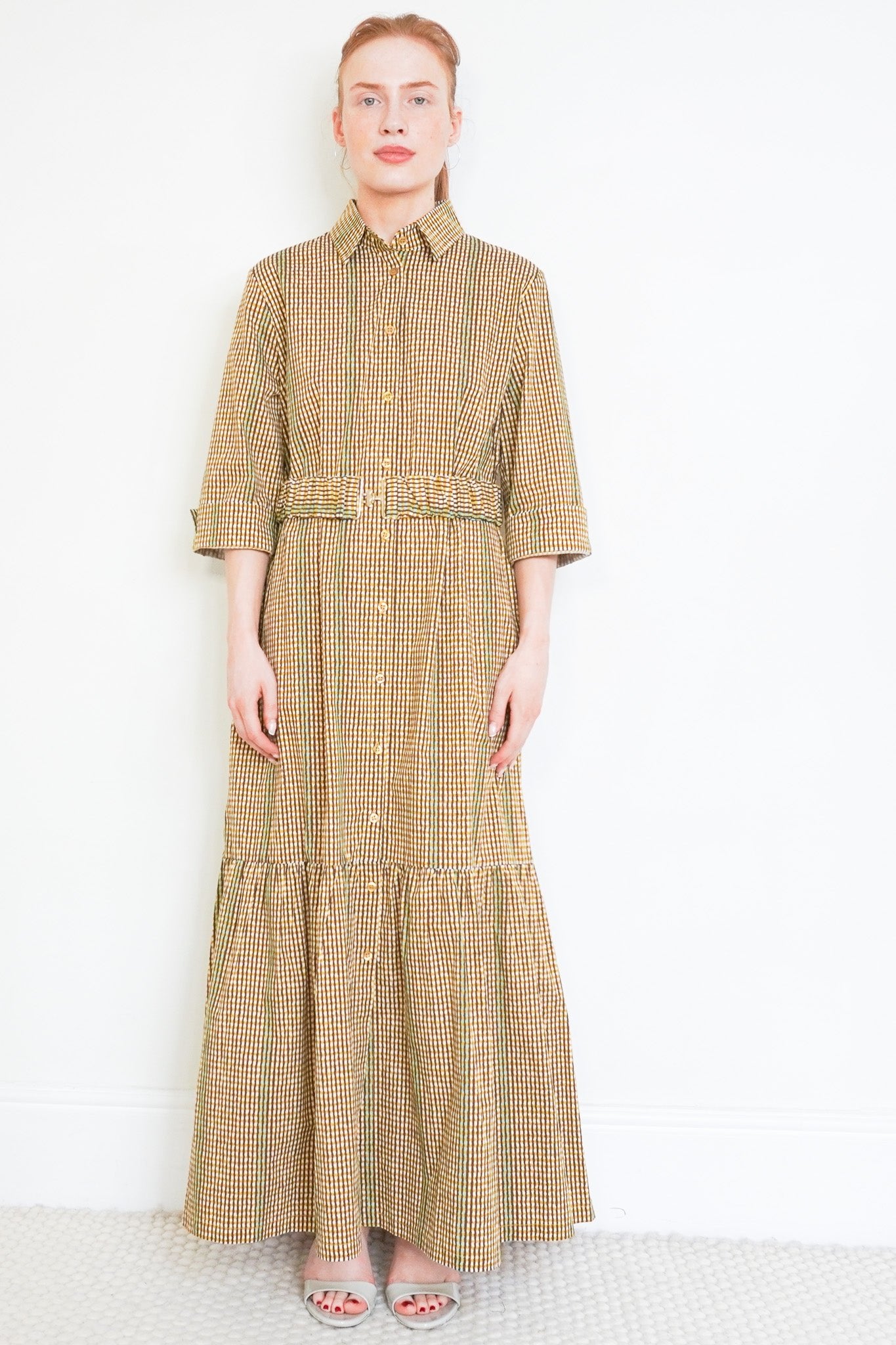 Olivia White Maxi Shirt Dress RRP £265 | Authentic Preloved - Reloved Again