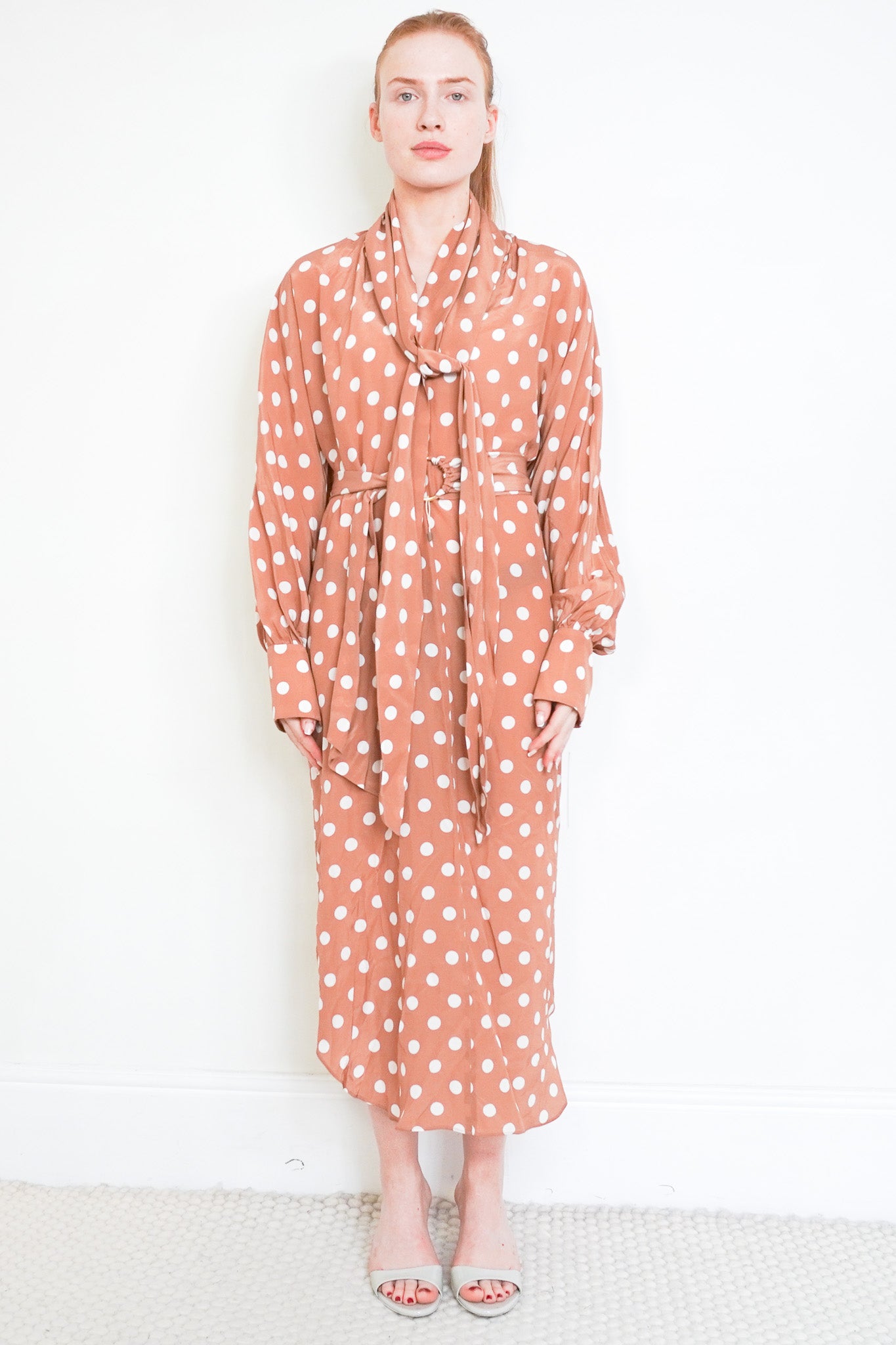 Zimmermann Batwing Silk Polka Dot Dress RRP £700