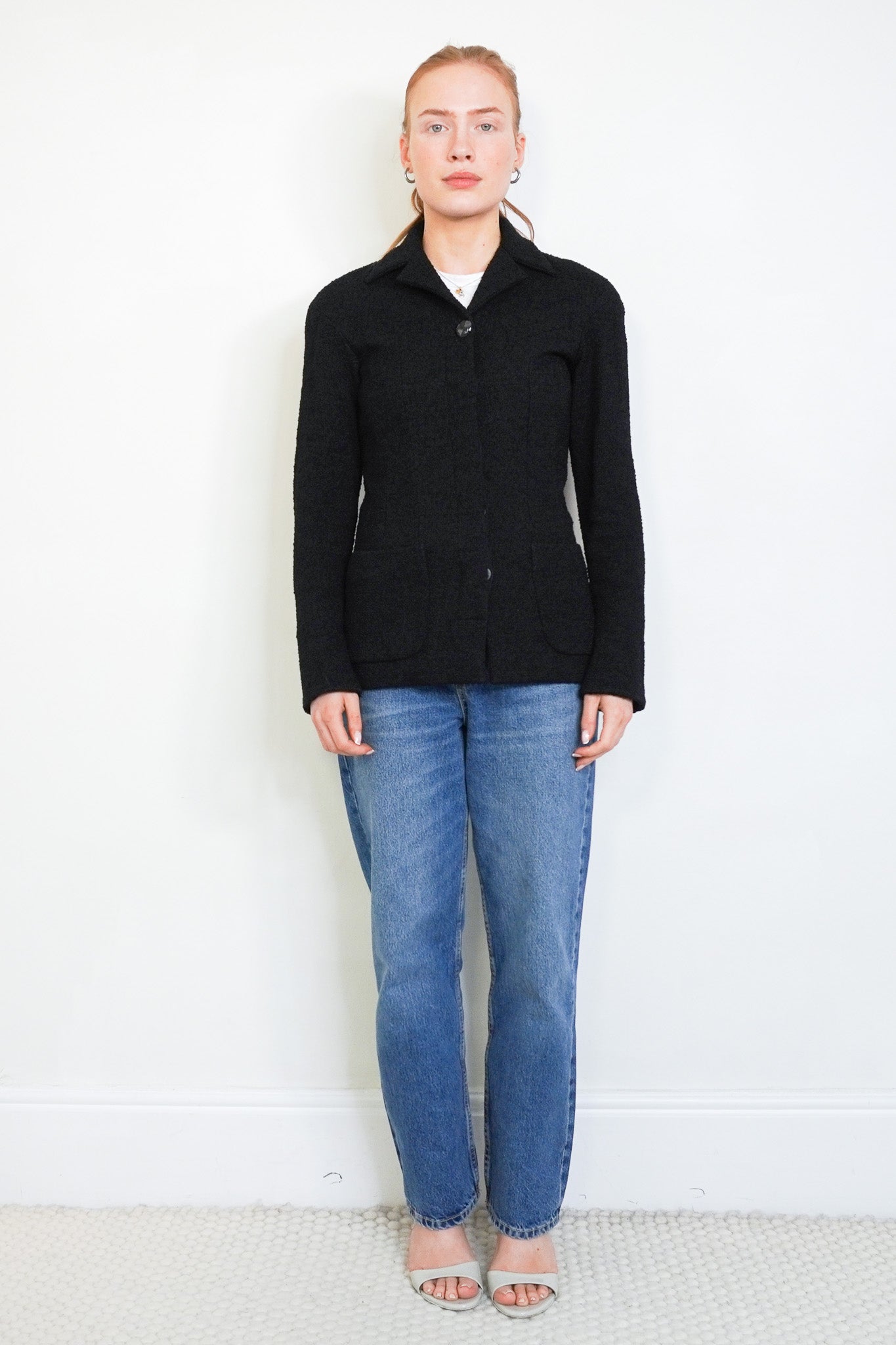 Chanel Black Tweed Blazer RRP £5000 | Authentic Preloved - Reloved Again
