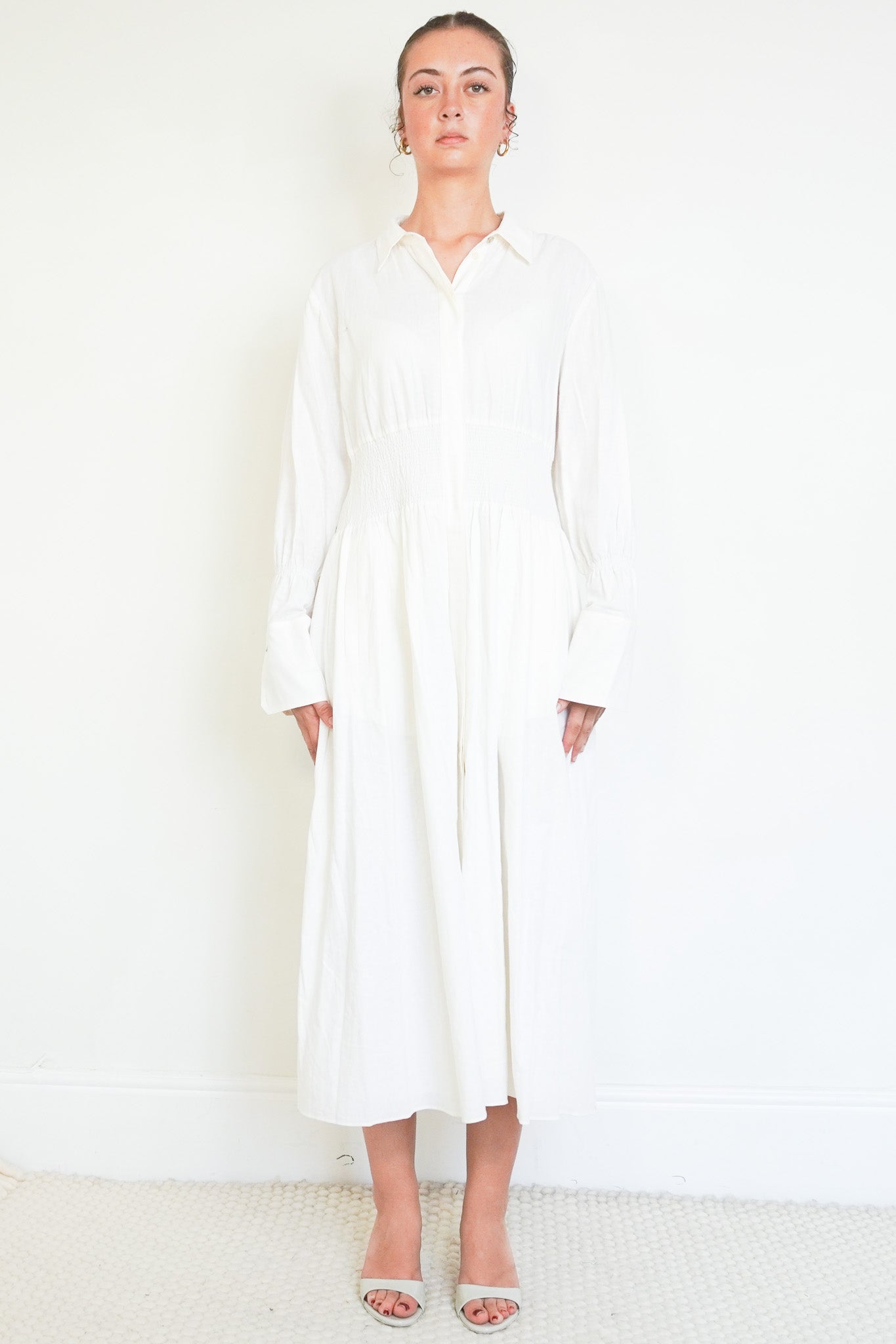 Me + Em White Linen Dress RRP £350 | Authentic Preloved - Reloved Again
