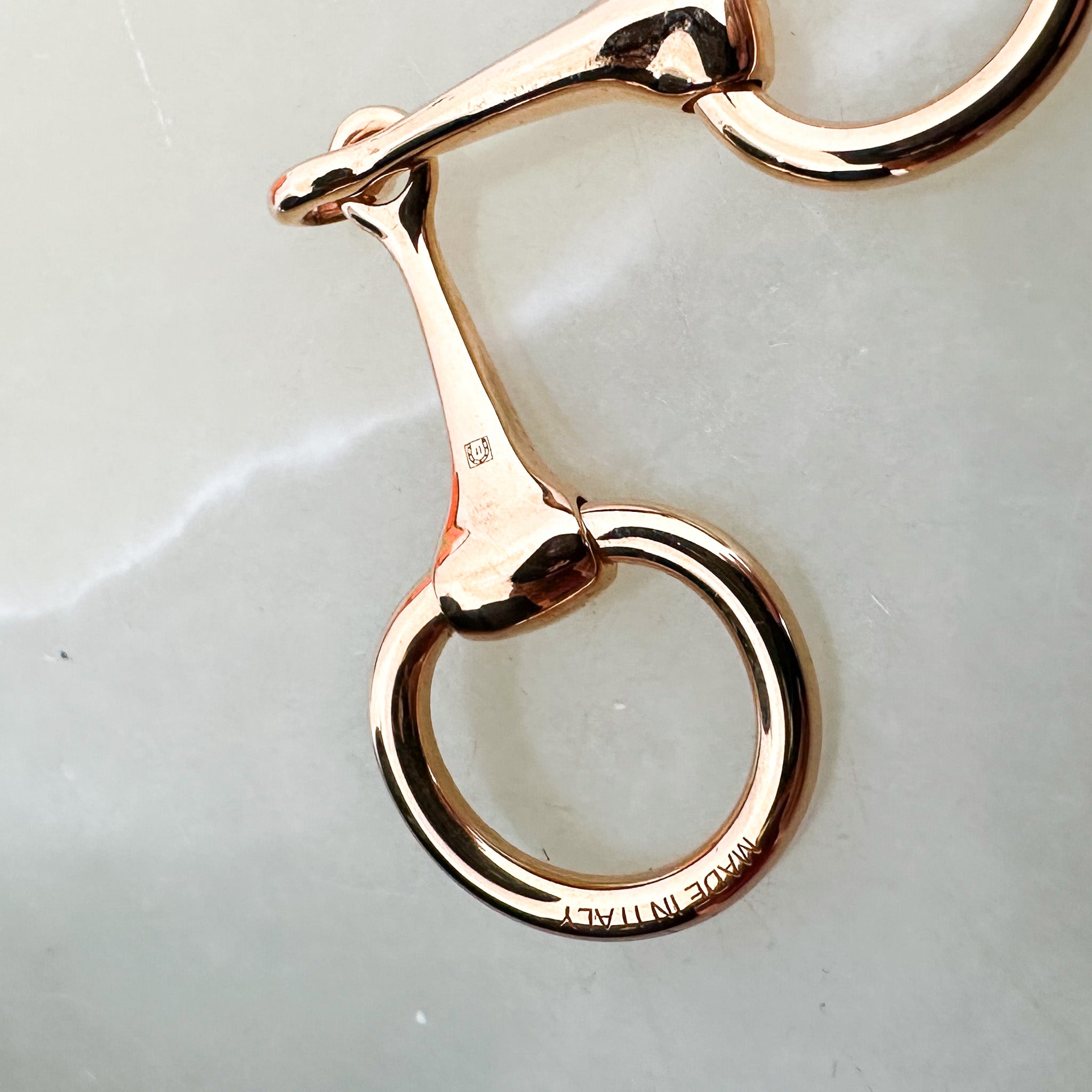 CURRENT SEASON Hermes Mini Mors Twilly Ring in Plaqué Or Rose RRP £155 | Authentic Preloved FINAL SALE