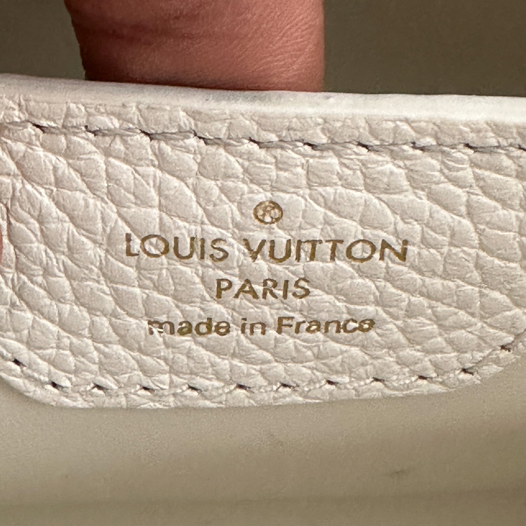 Louis Vuitton Capucines BB Bag in White RRP £6000 | Authentic Preloved