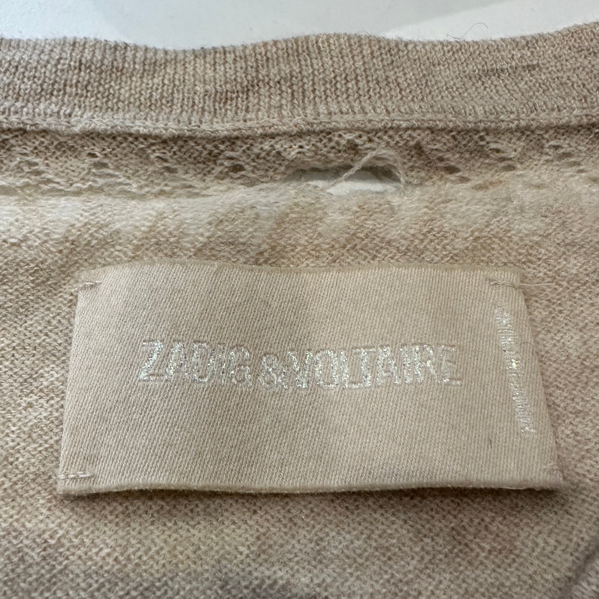Zadig-&-Voltaire-Beige-Amour-Jumper-tag-picture-Preloved-Chelsea-London