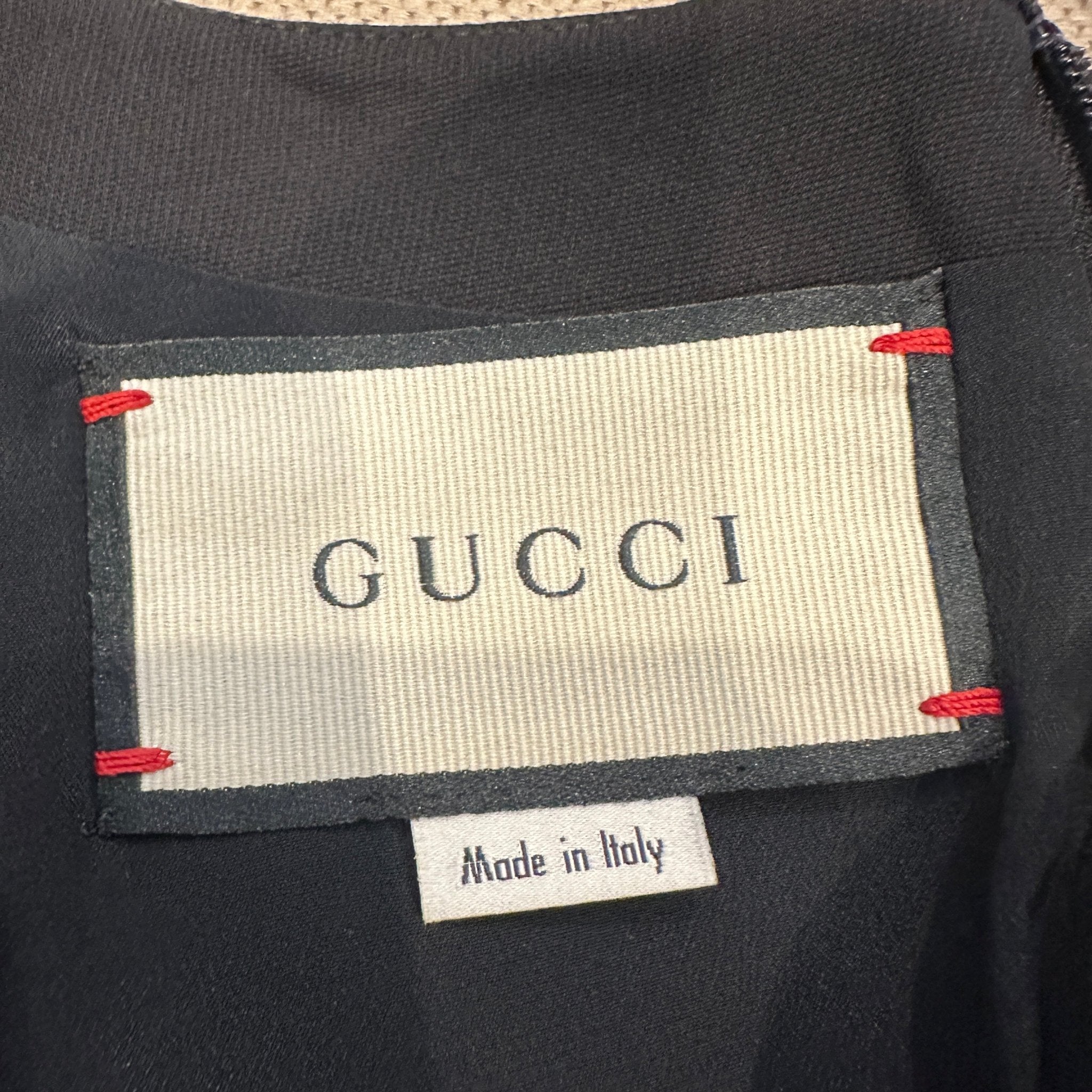 Gucci Black Lame Dress RRP £3400 | Authentic Preloved - Reloved Again
