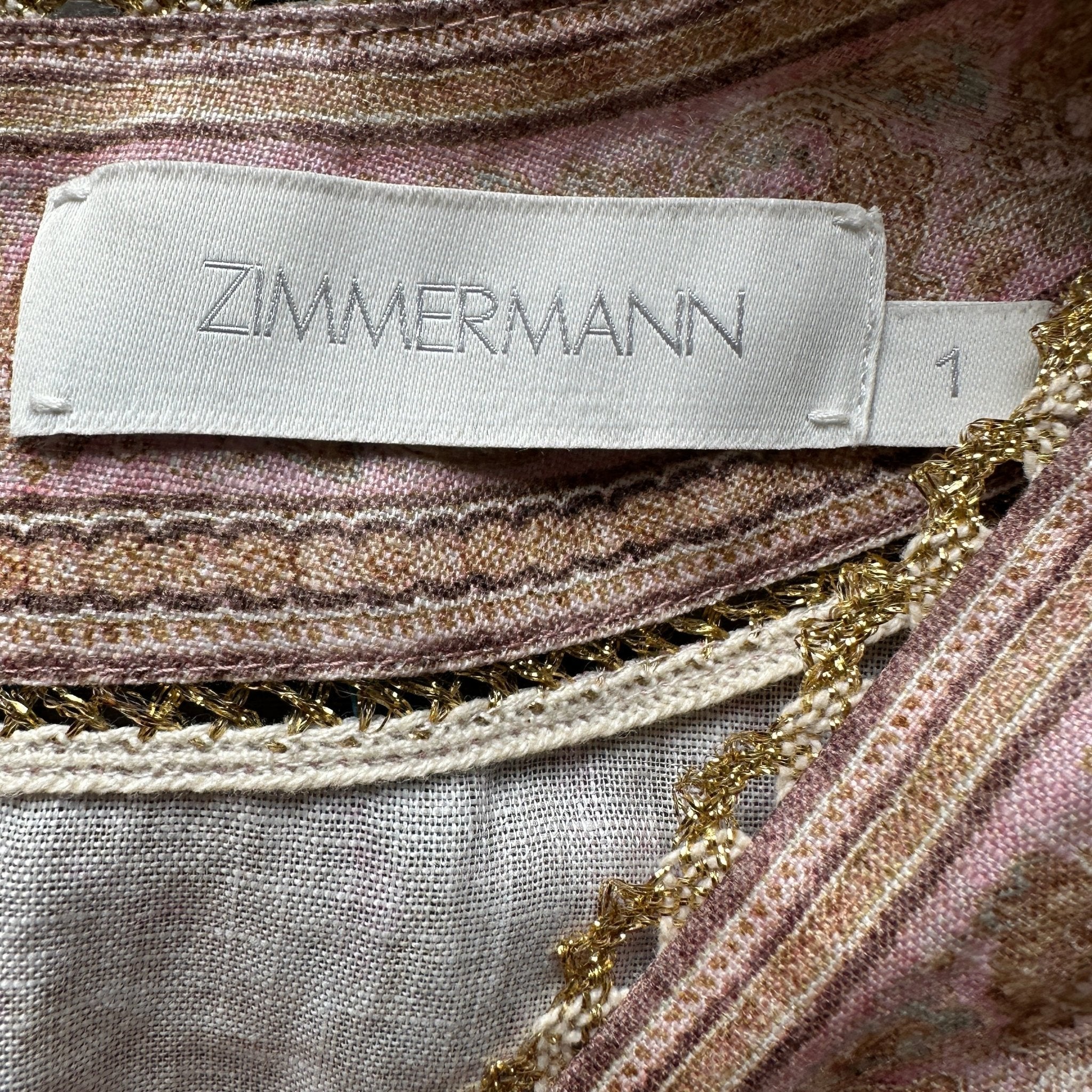 Zimmerman Multicolour Paisley Maxi Dress RRP £1575 | Authentic & Preloved - Reloved Again