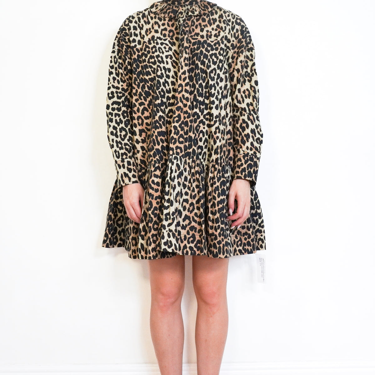 ganni printed cotton poplin mini dress Leopard Print in Brown (RRP £295) Leopard dresses ASOS DESIGN Bridesmaid satin 23352 Embracing its nordic heritage Color:Sage Stripe