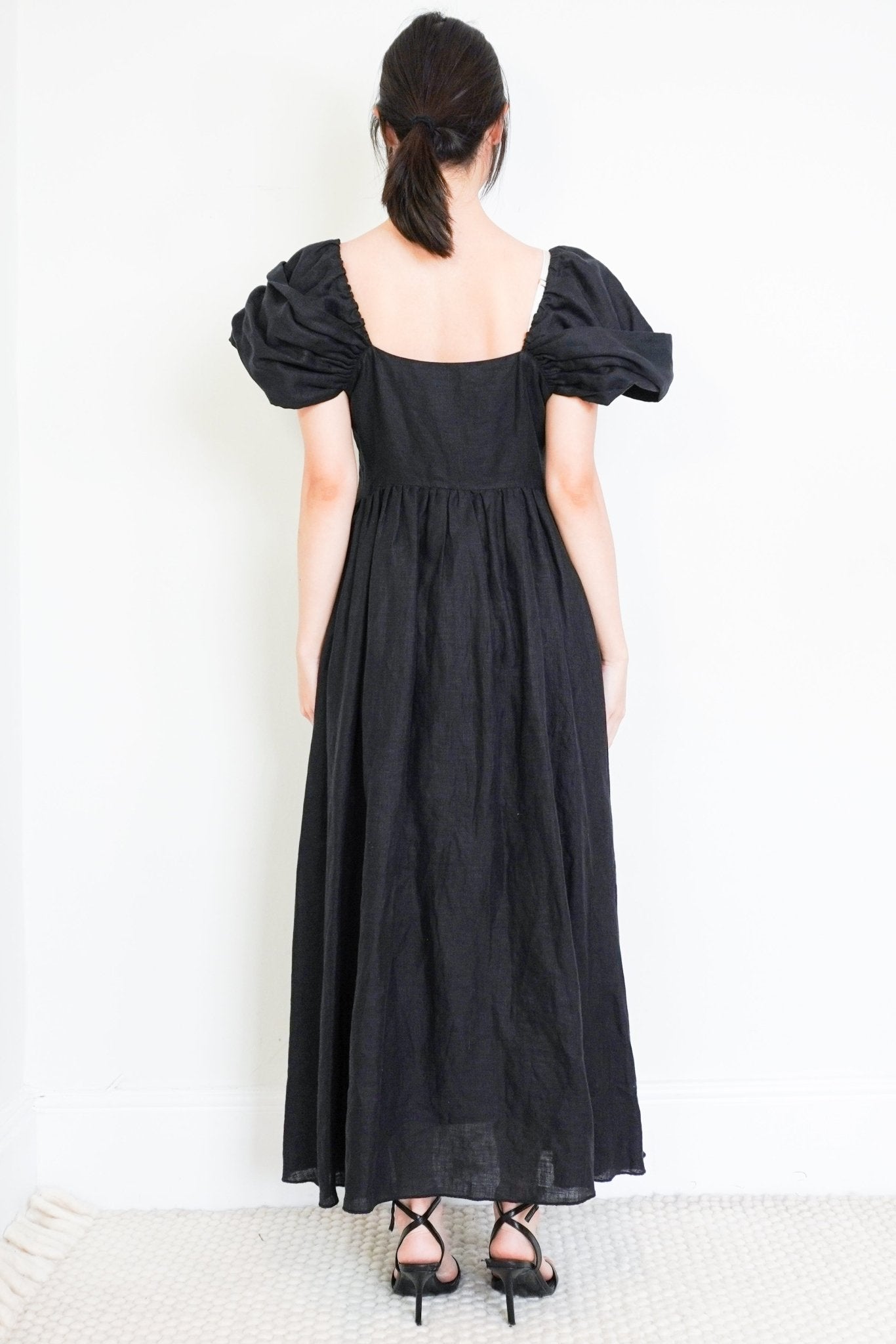 Gül Hürgel Black Linen Dress RRP £700 | Authentic Preloved - Reloved Again