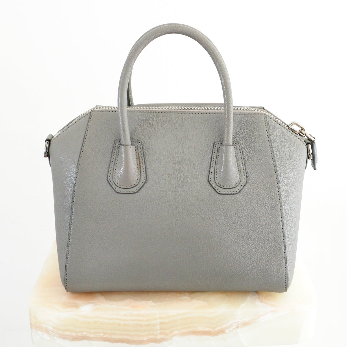 Givenchy Medium Antigona Bag Pearl Grey Sugar (RRP £1690) | Authentic Preloved - Reloved Again