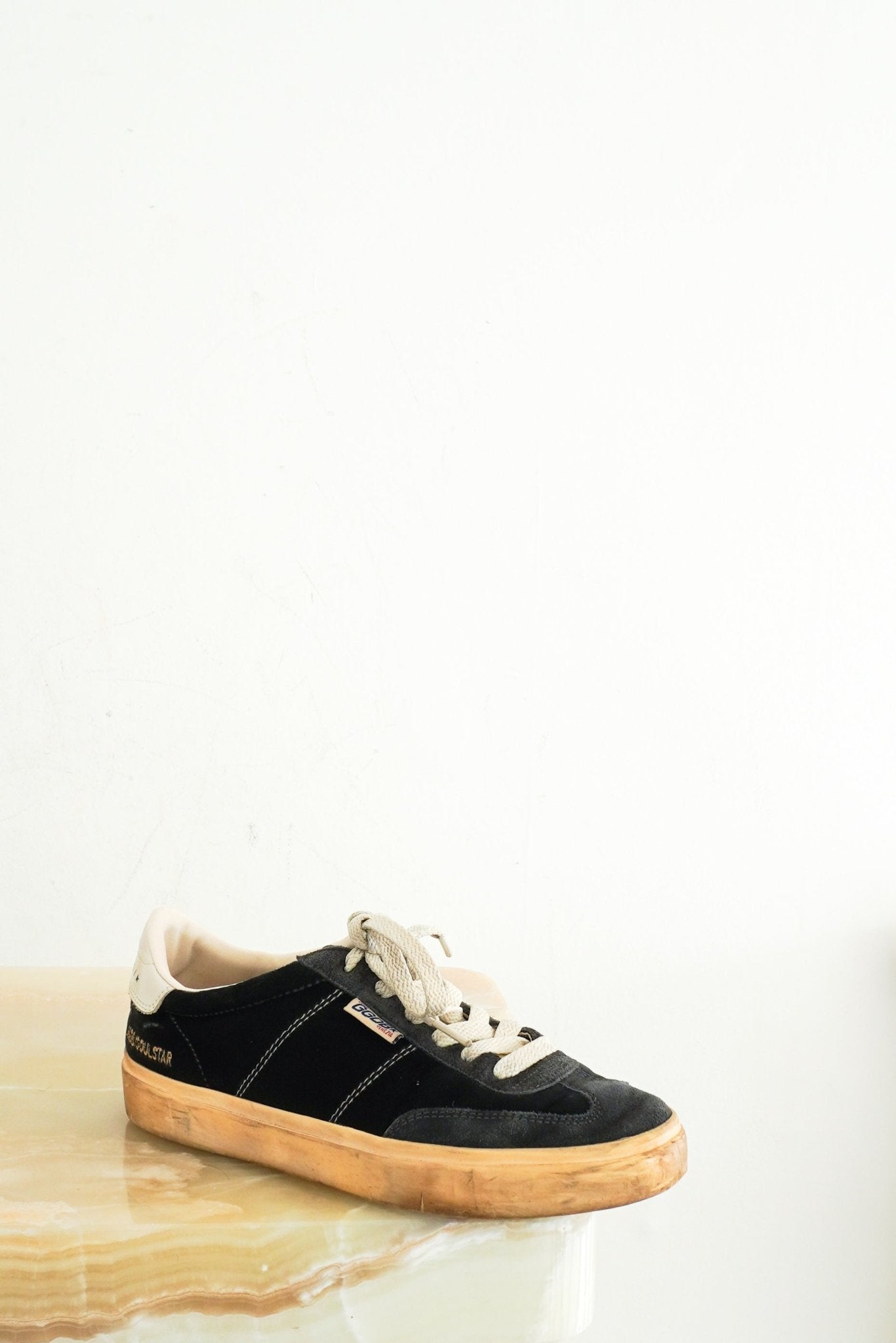 Golden Goose Soul Star Black Velvet Shoes RRP £400 | Authentic Preloved - Reloved Again