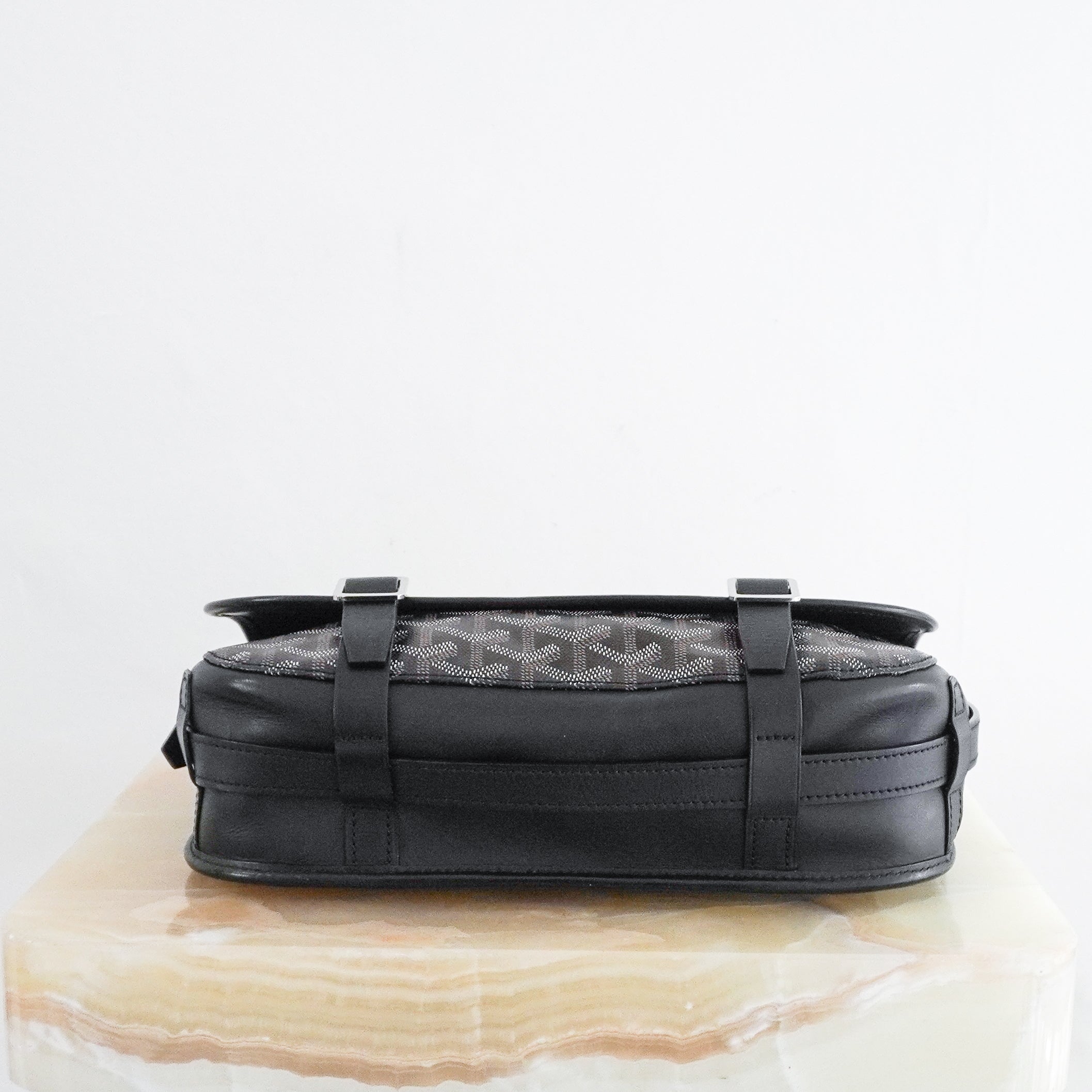 Goyard Black Belvedere MM Messenger Bag RRP £2500 | Authentic Preloved - Reloved Again