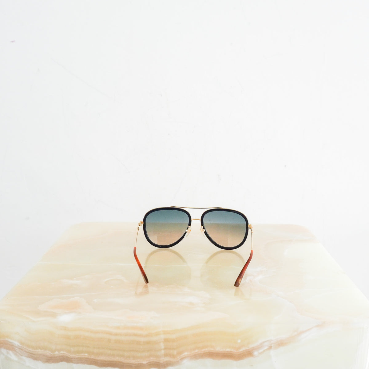 Gucci aviator sunglasses with Bee Gucci Bee Accent Aviator Sunglasses - Black Sunglasses  main image 2