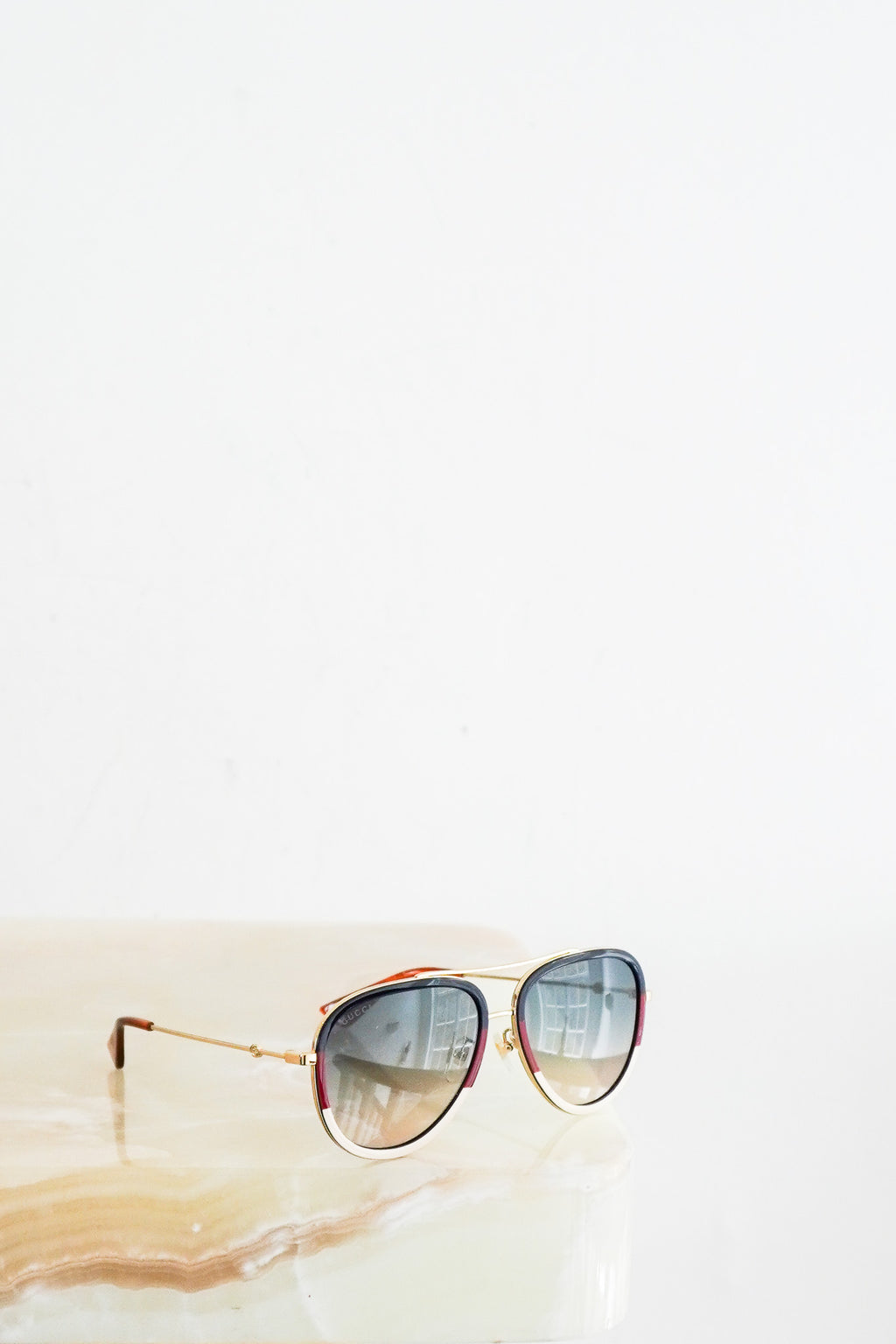 Gucci Bee Aviator Sunglasses RRP £385 | Authentic Preloved  display picture 1