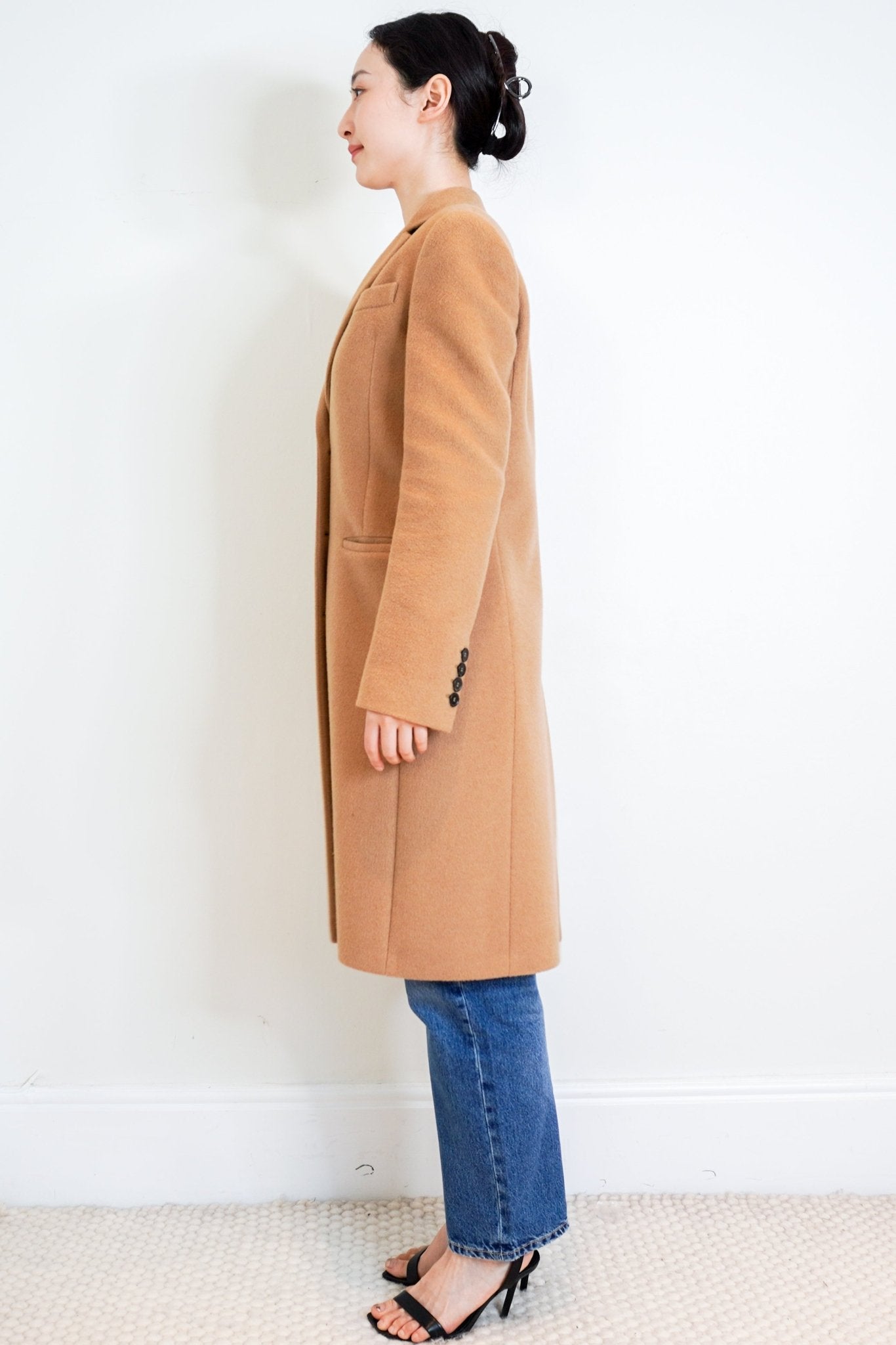 Gucci Beige Camel Coat RRP £2000 | Authentic Preloved - Reloved Again