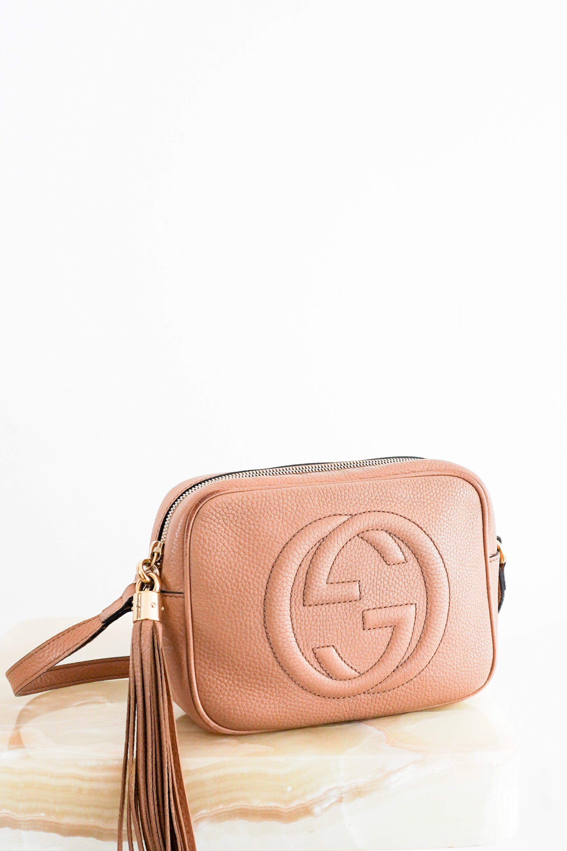 Gucci-Beige-Disco-Bag-GG-front-picture-Chelsea-London