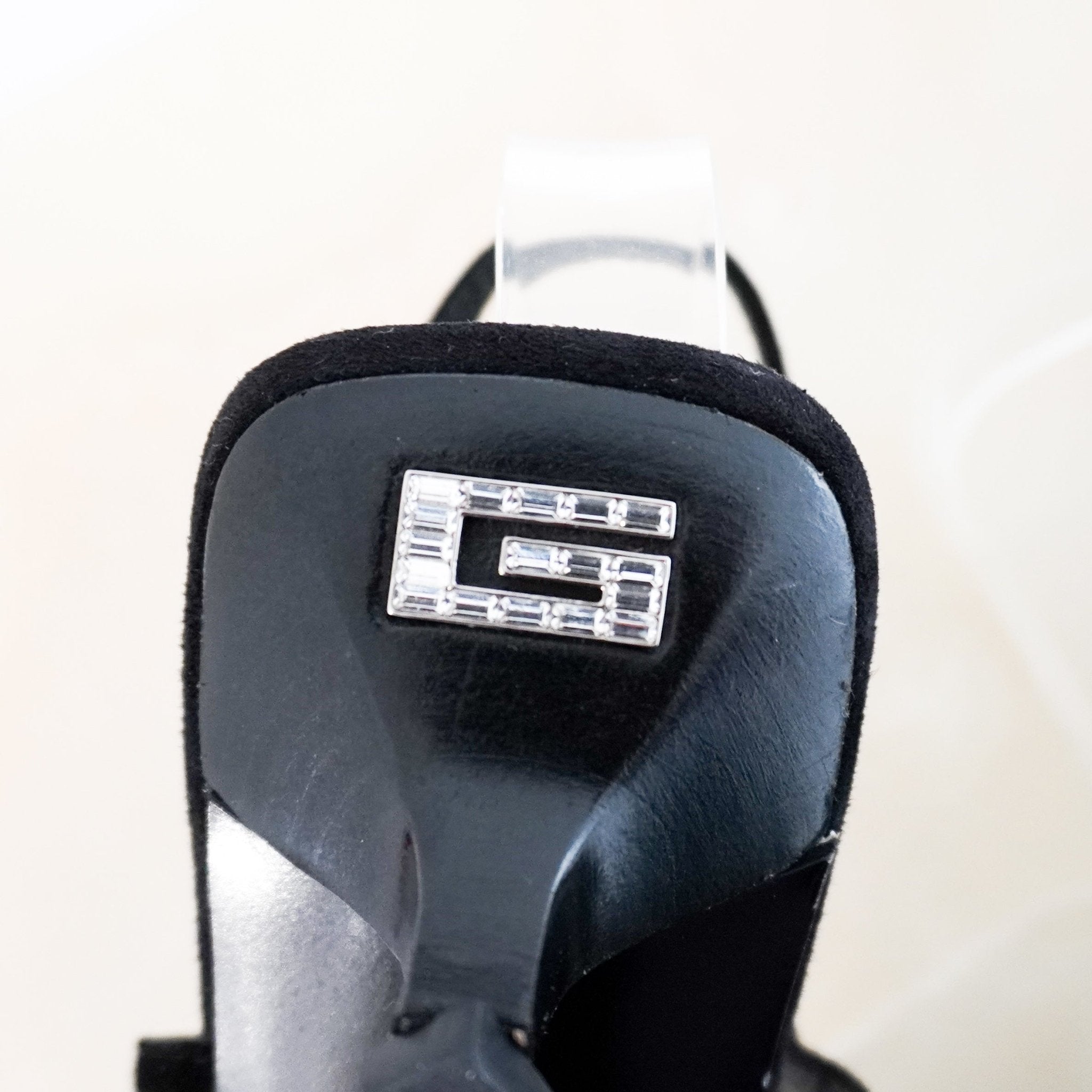 Gucci Black Mesh Crystal Slingbacks RRP £845 | Authentic Preloved - Reloved Again