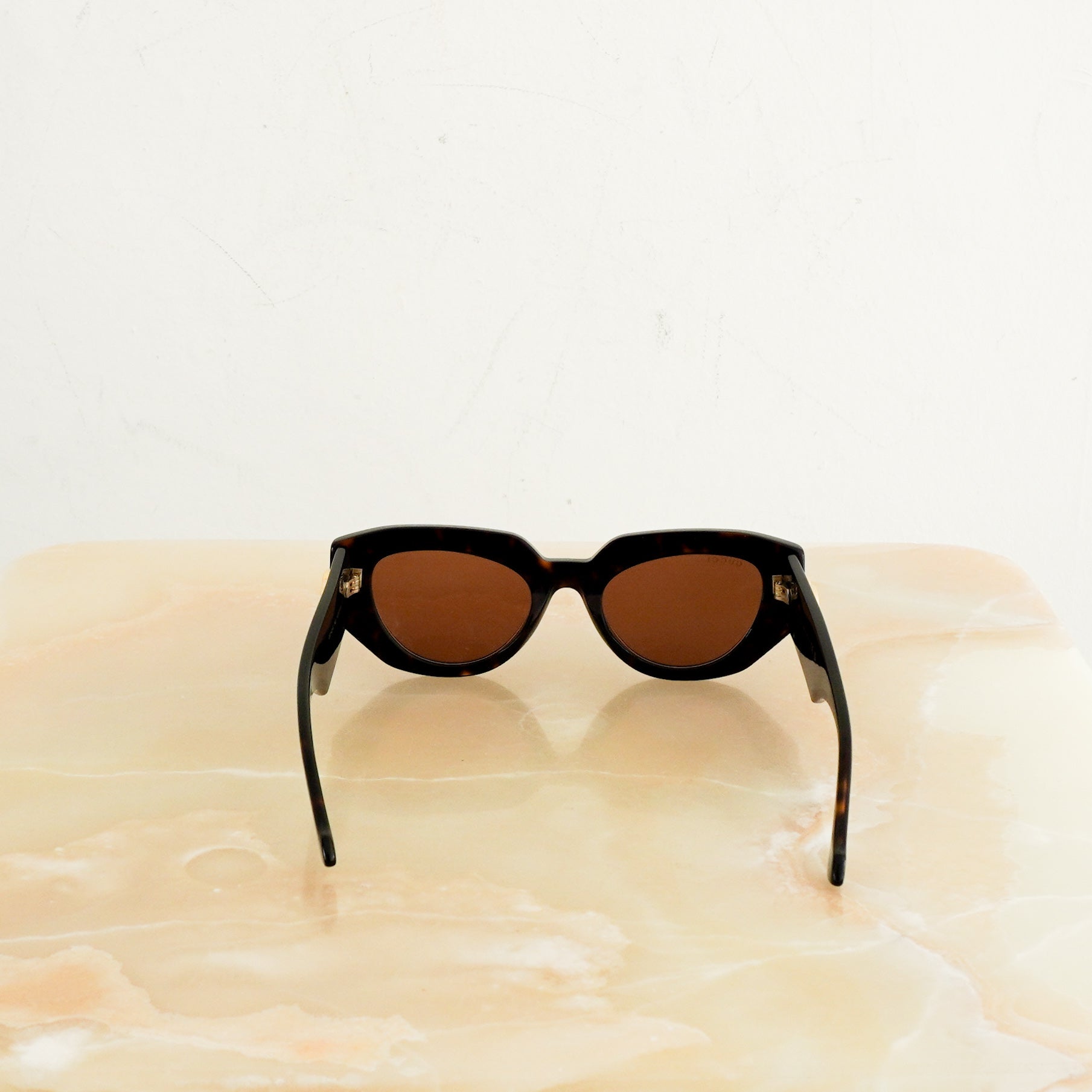 Gucci Brown Tortoise Shell Sunglasses RRP £270 | Authentic Preloved FINAL SALE - Reloved Again