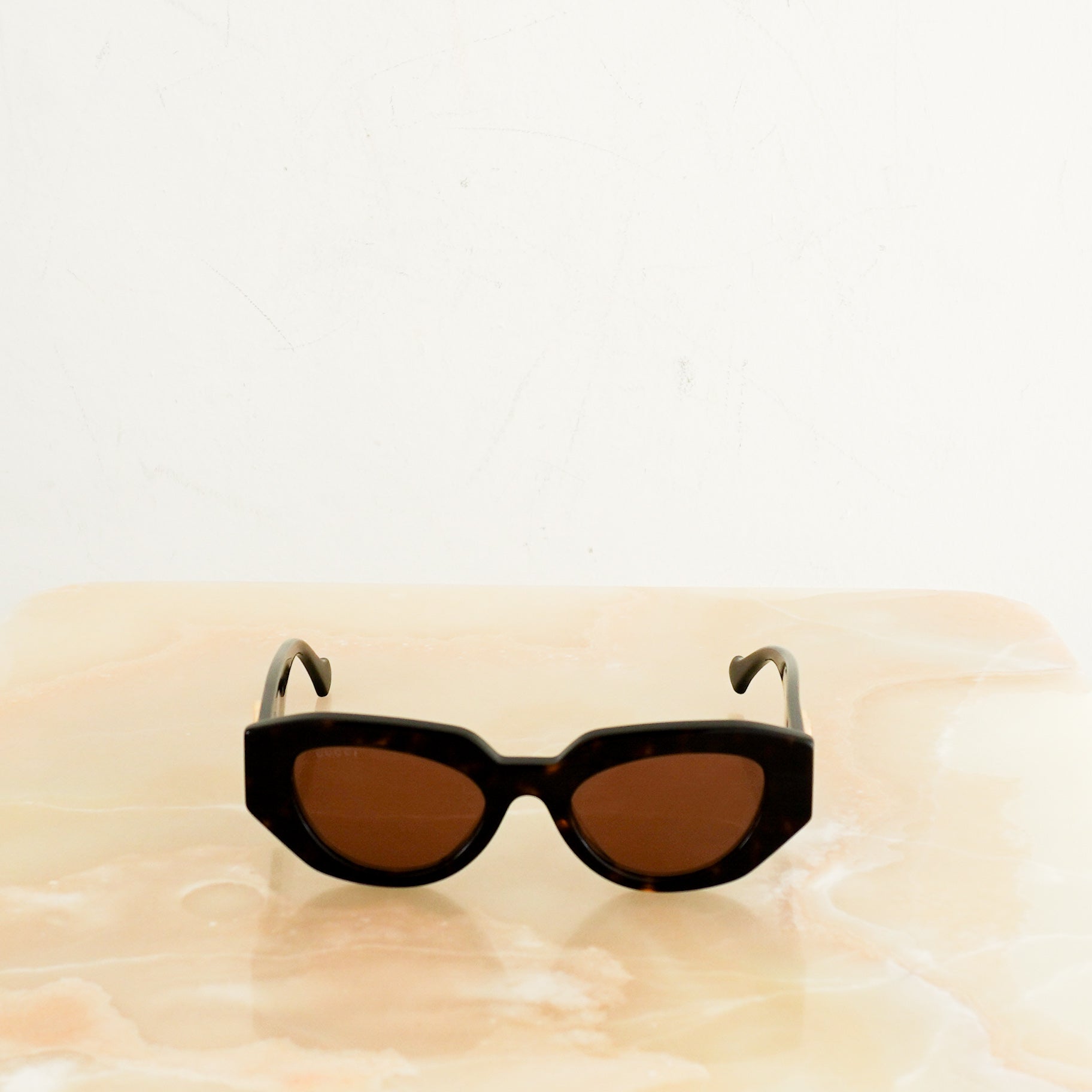 Gucci Brown Tortoise Shell Sunglasses RRP £270 | Authentic Preloved FINAL SALE - Reloved Again