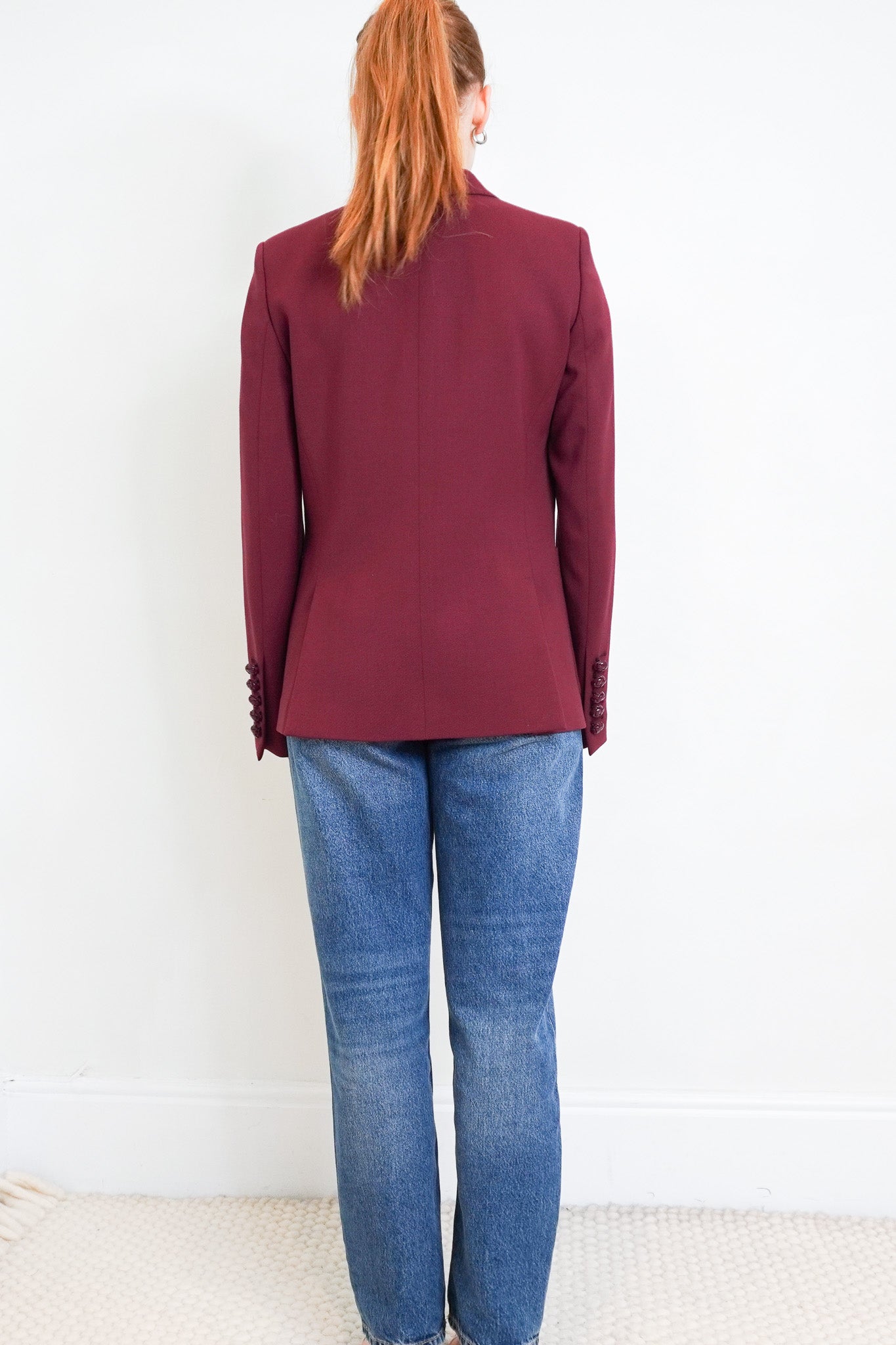 Gucci Burgundy Blazer RRP £2150 | Authentic Preloved - Reloved Again