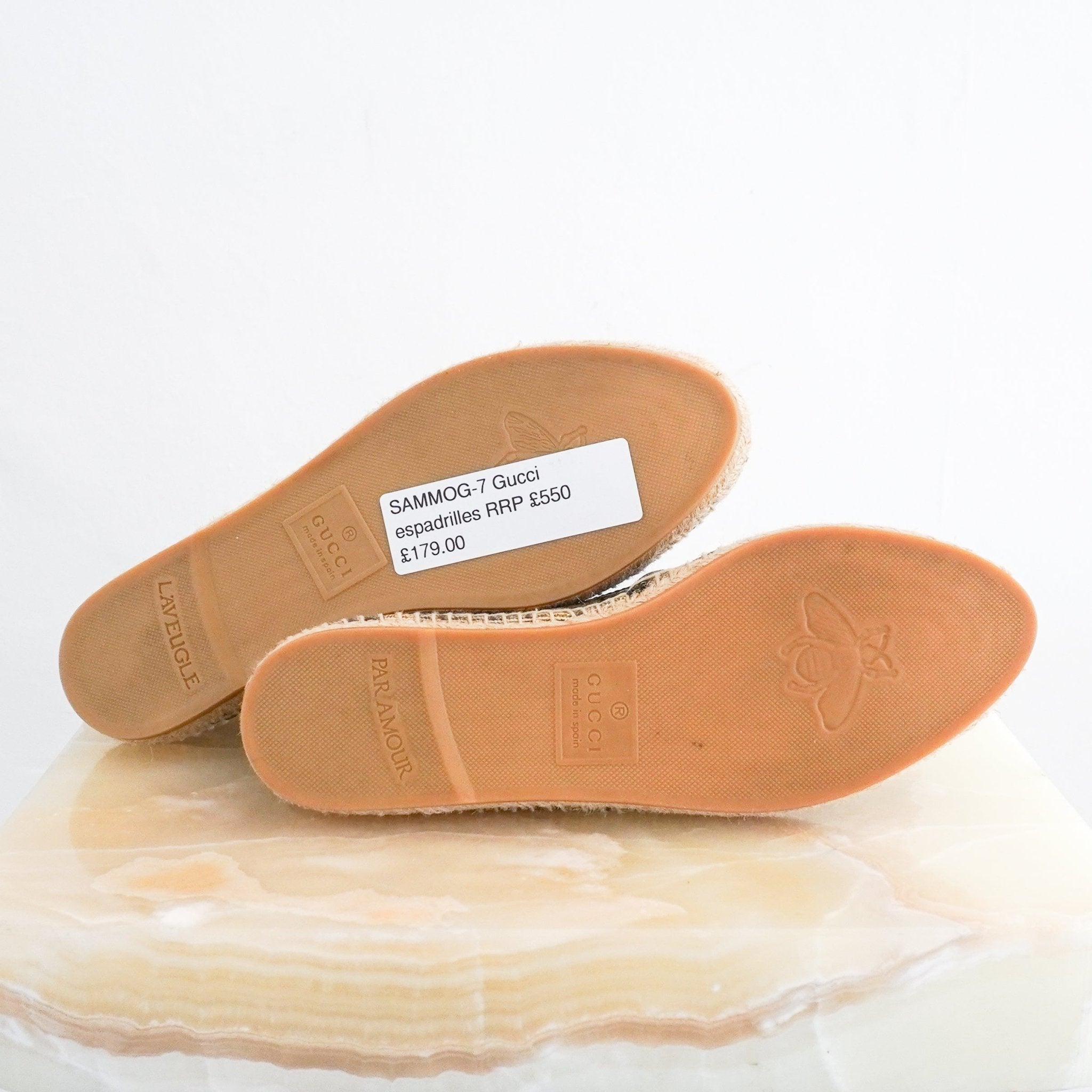 Gucci GG Brown Monogram Espadrilles (RRP £550) | Authentic Preloved - Reloved Again