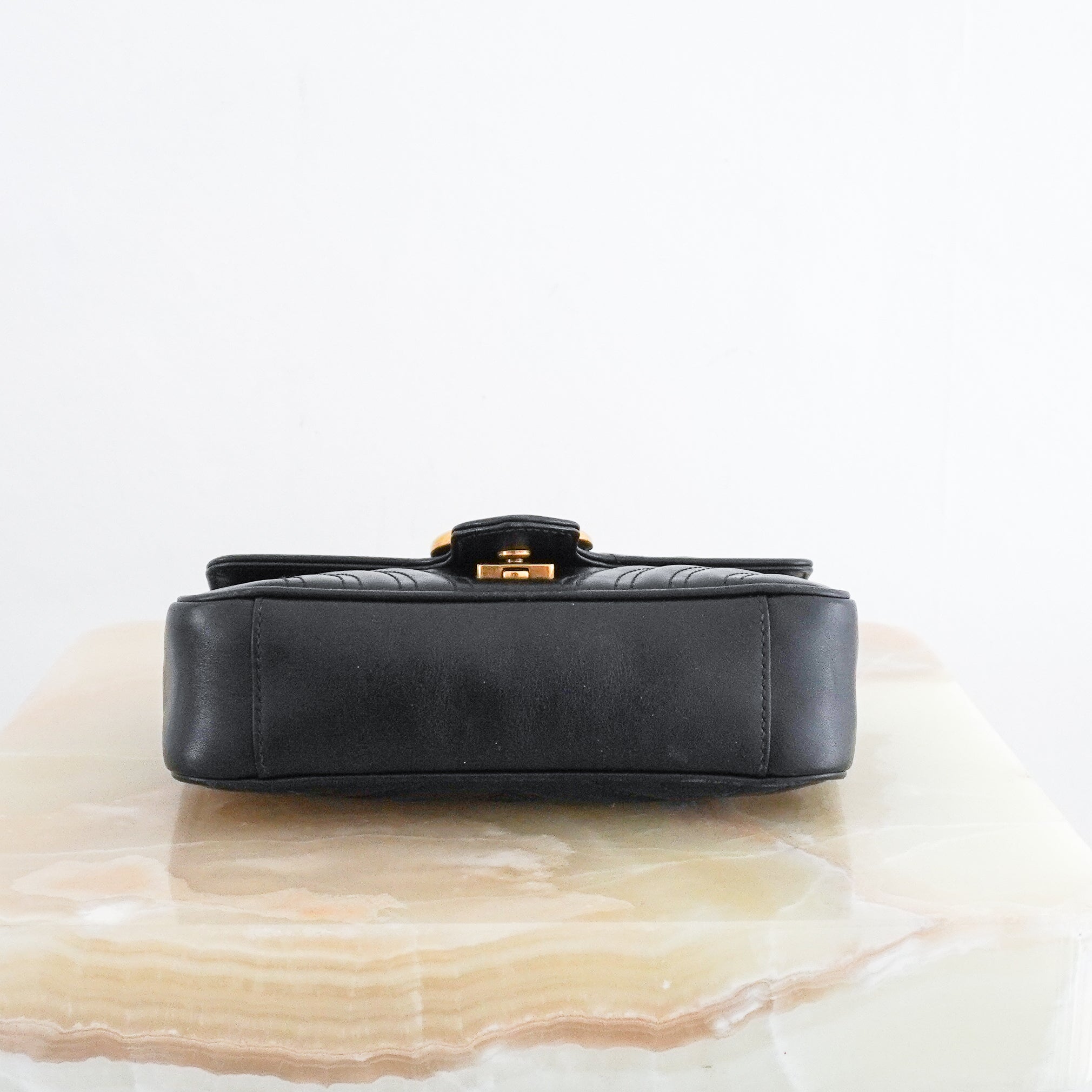 Gucci GG Marmont Small Bag in Black Leather RRP £1890 | Authentic Preloved - Reloved Again