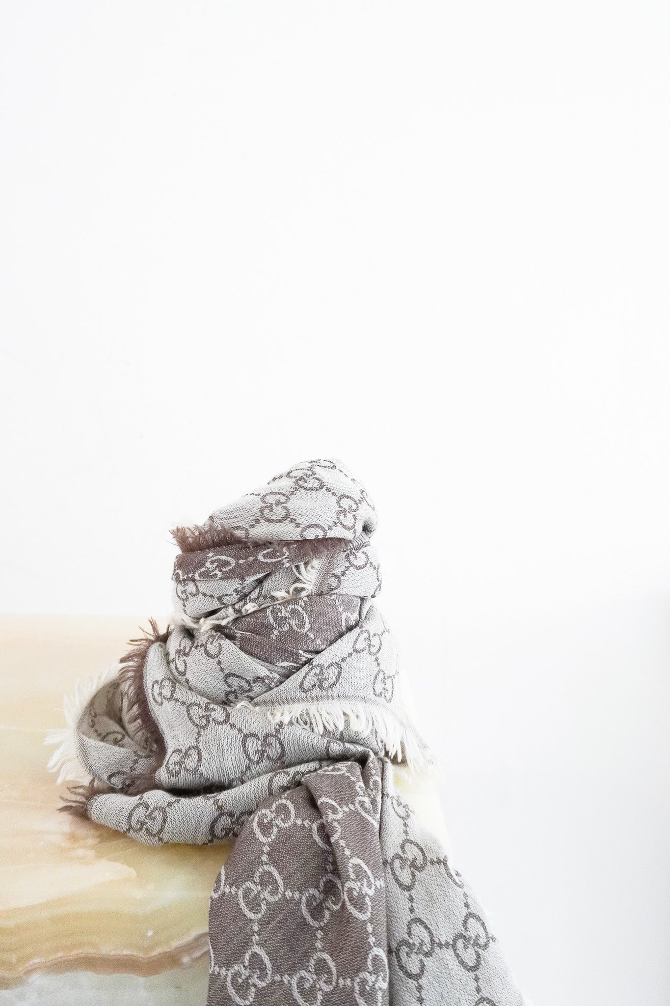 Gucci-GG-Monogram-Shawl-in-Grey-front-picture-chelsea-london