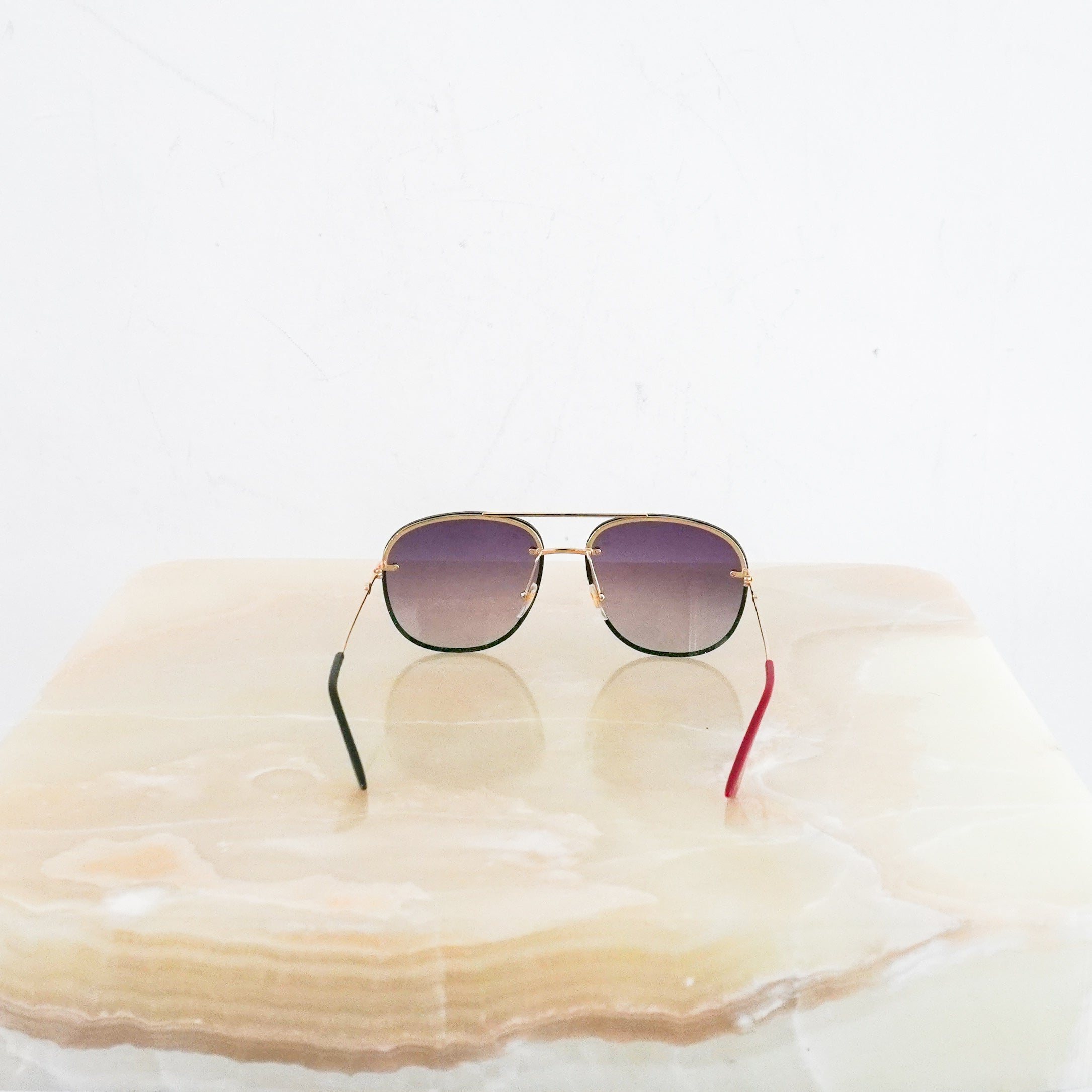 Gucci-Green-Glitter-Aviator-Sunglasses-back-picture-Chelsea-London