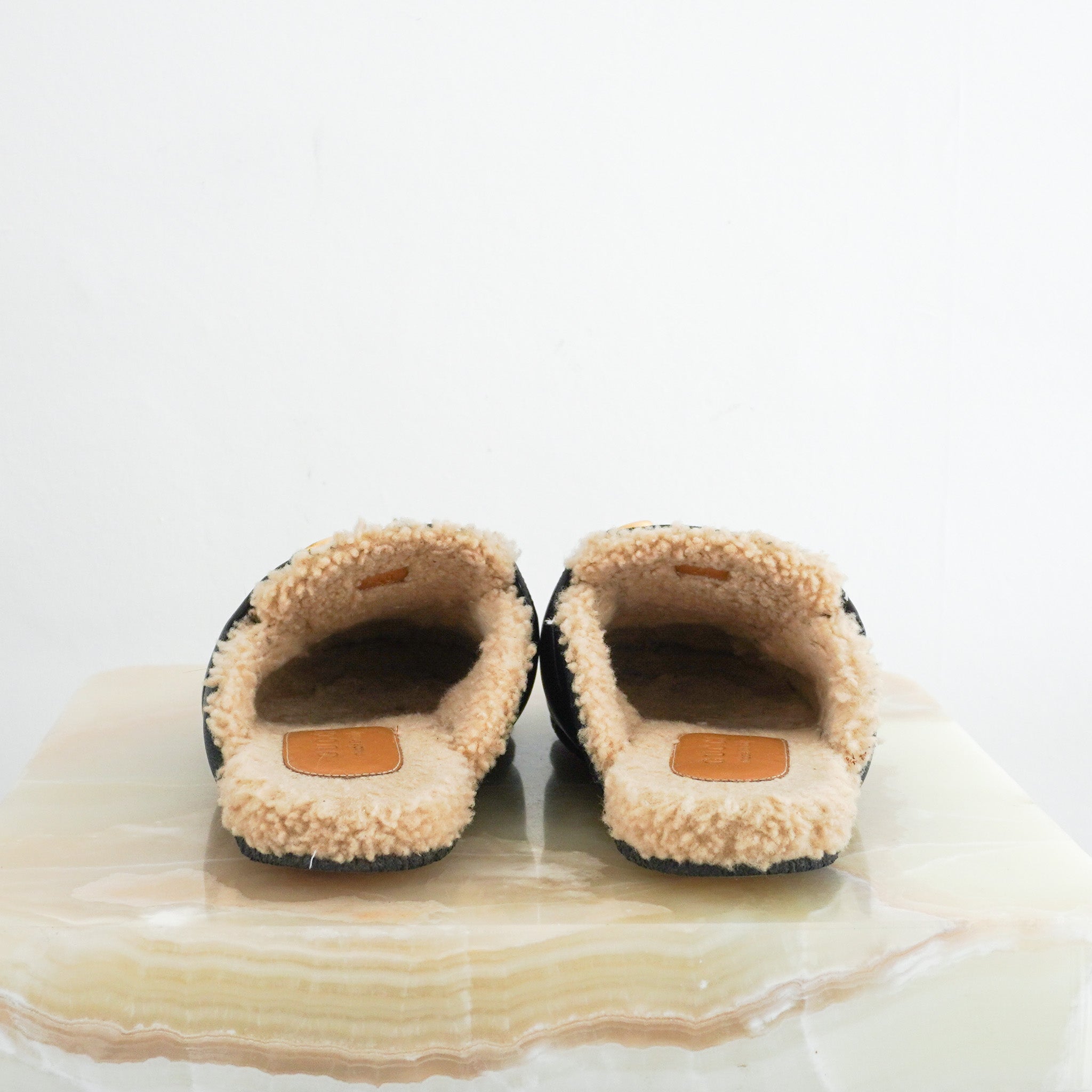 Gucci Shearling Lined Backless Mules RRP £800 | Authentic Preloved - Reloved Again