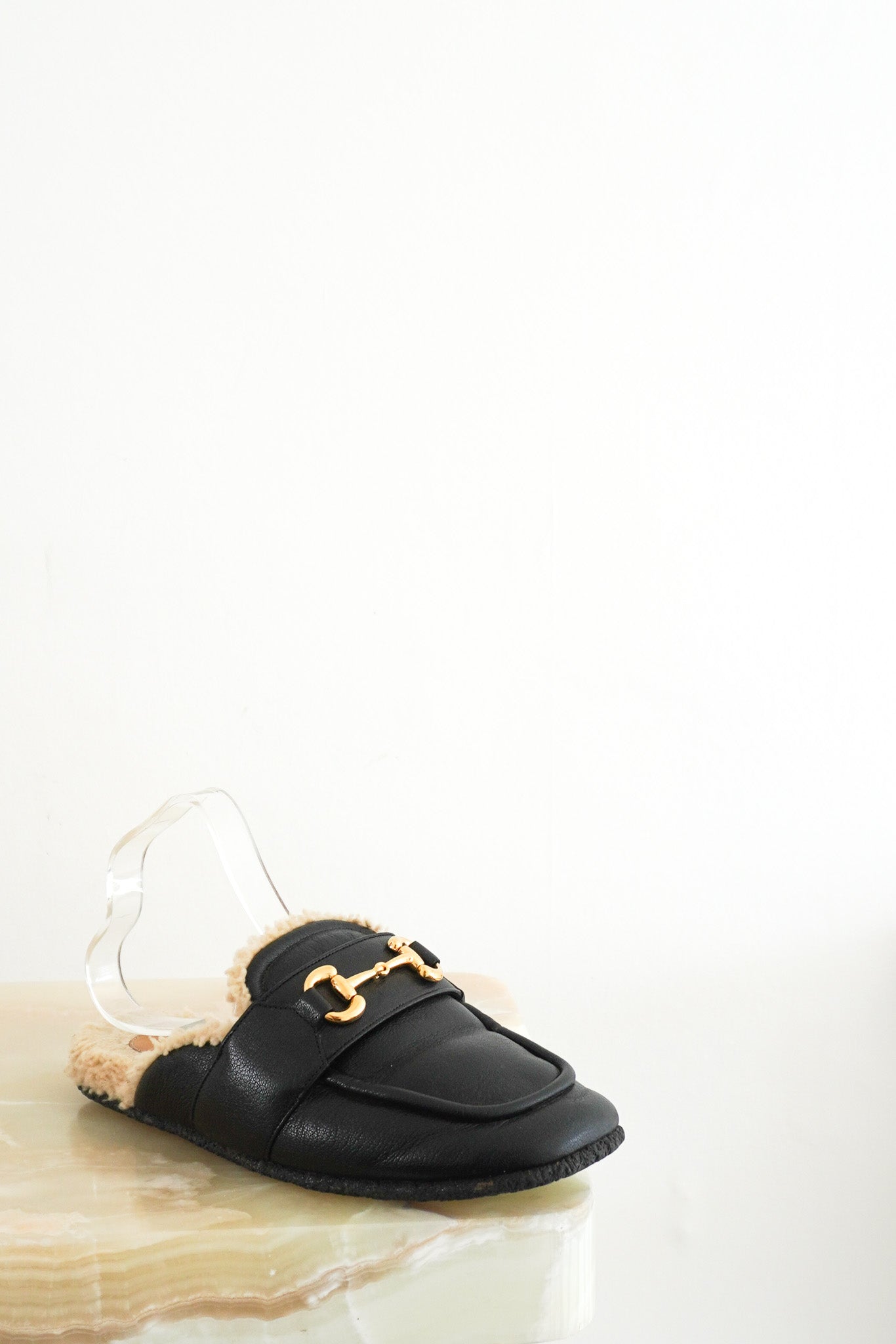 Gucci Shearling Lined Backless Mules RRP £800 | Authentic Preloved - Reloved Again