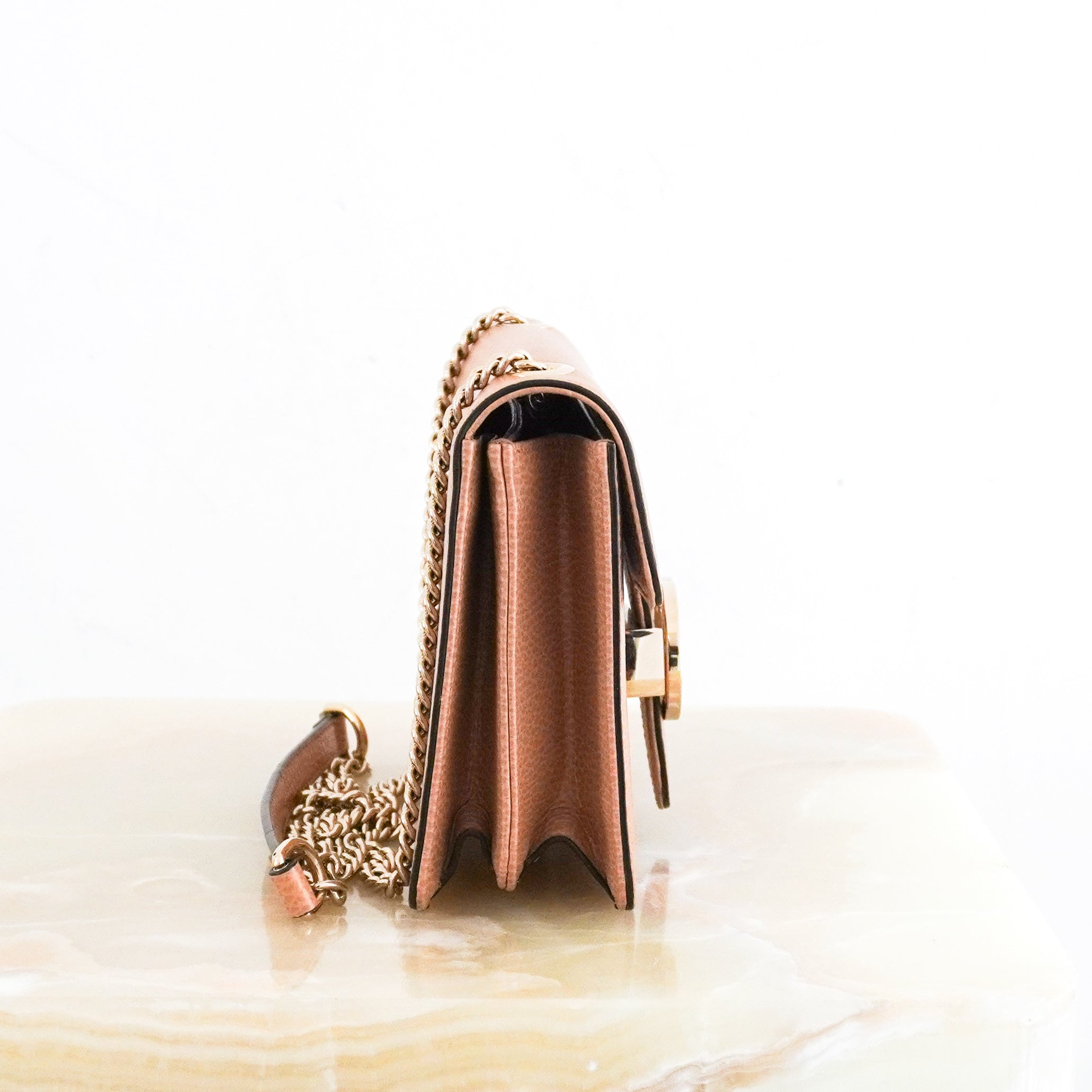 Gucci-Small-Dollar-Calfskin-Interlocking-Crossbody-Bag-in-Tan-side-picture-Chelsea-London