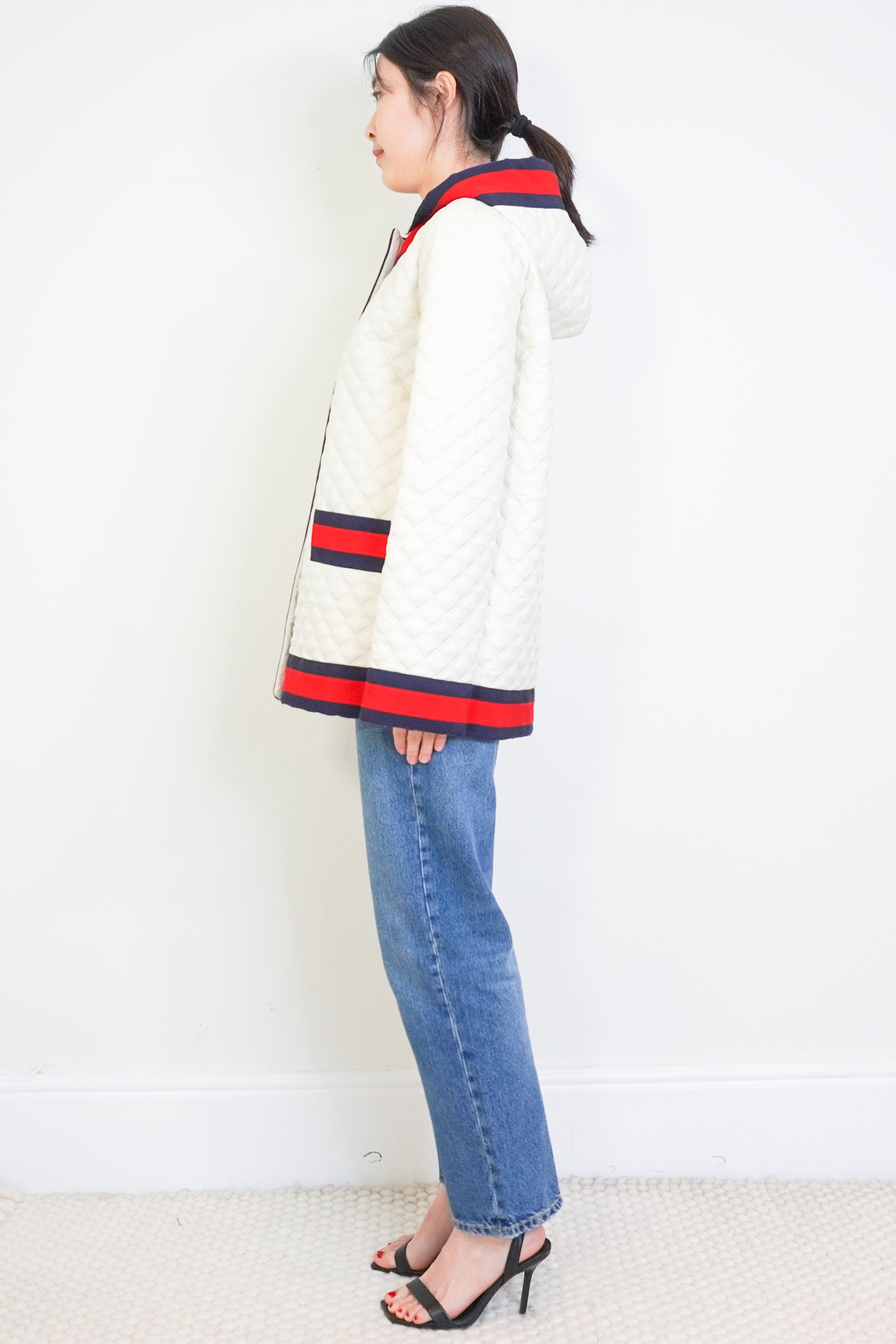 Gucci-White-Quilted-Hooded-Jacket-side-picture-Chelsea-London