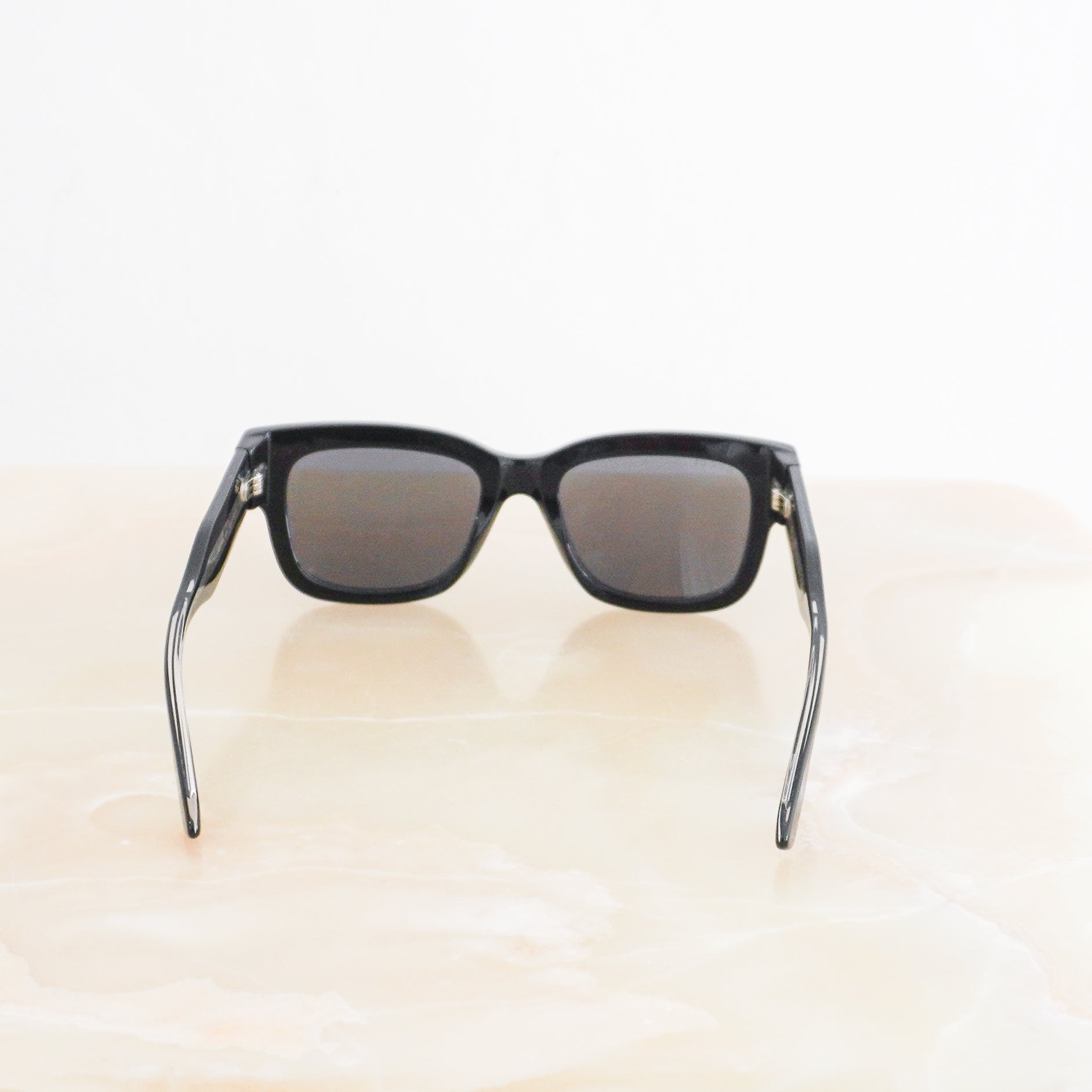 Gucci Black Rectangular Sunglasses GG1217S back photo chelsea london