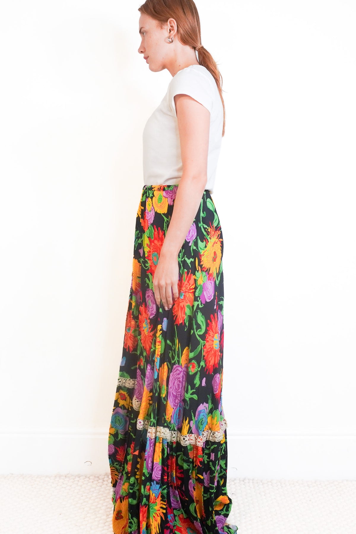 Gucci Floral Maxi Skirt (RRP £1500) | Authentic Preloved - Reloved Again