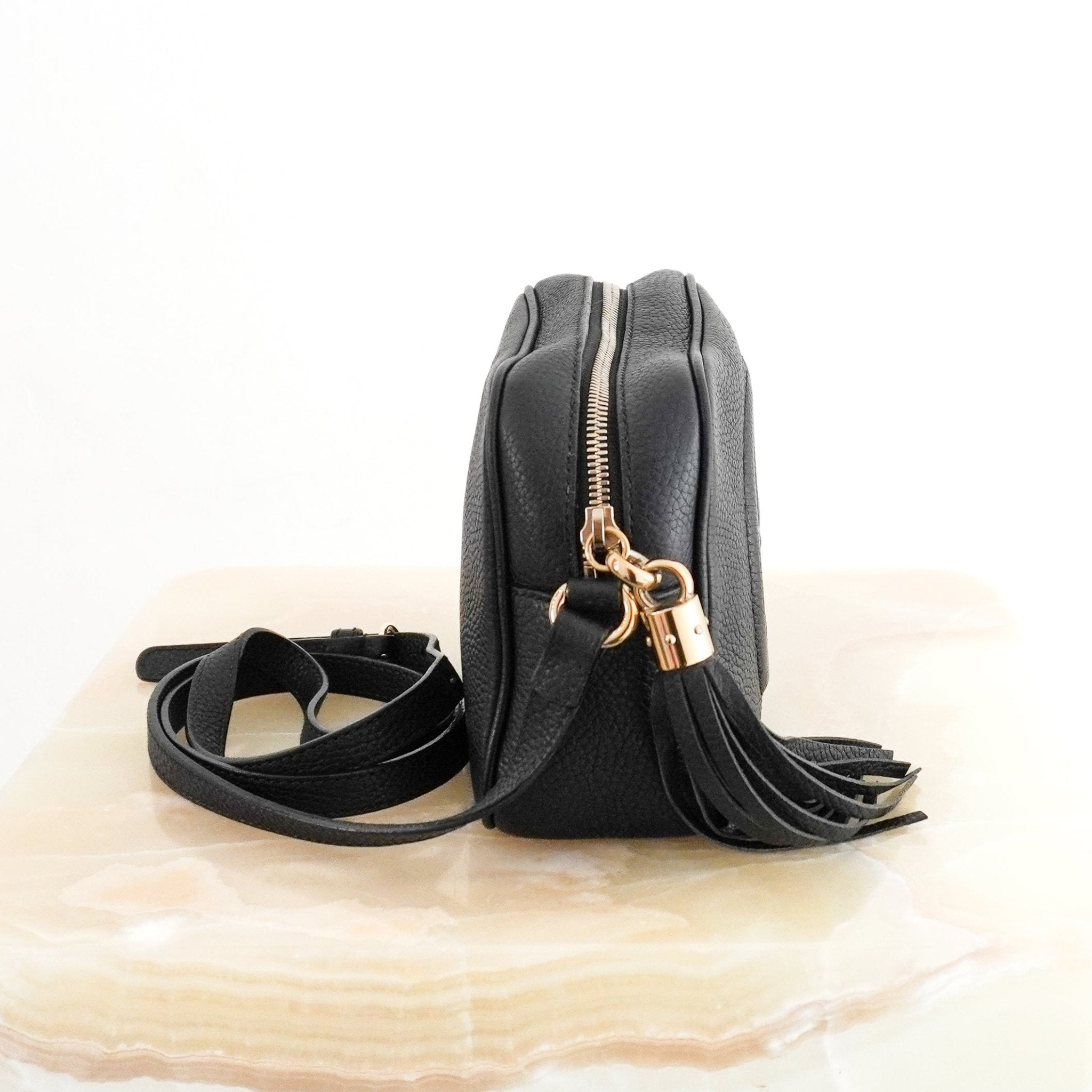 Gucci GG Soho Disco Crossbody Bag in Black (RRP £1200) | Authentic Preloved - Reloved Again