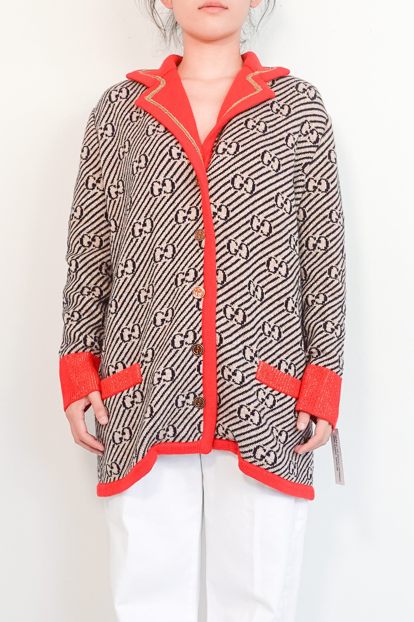 Gucci Monogram Cardigan RRP £2000 | Authentic Preloved
