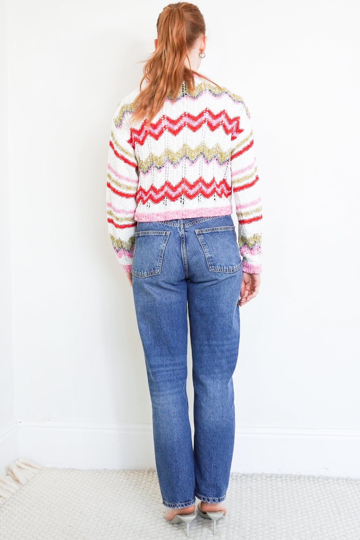 Hayley Menzies Multicolour Stripe Cardigan RRP £300 | Authentic Preloved - Reloved Again