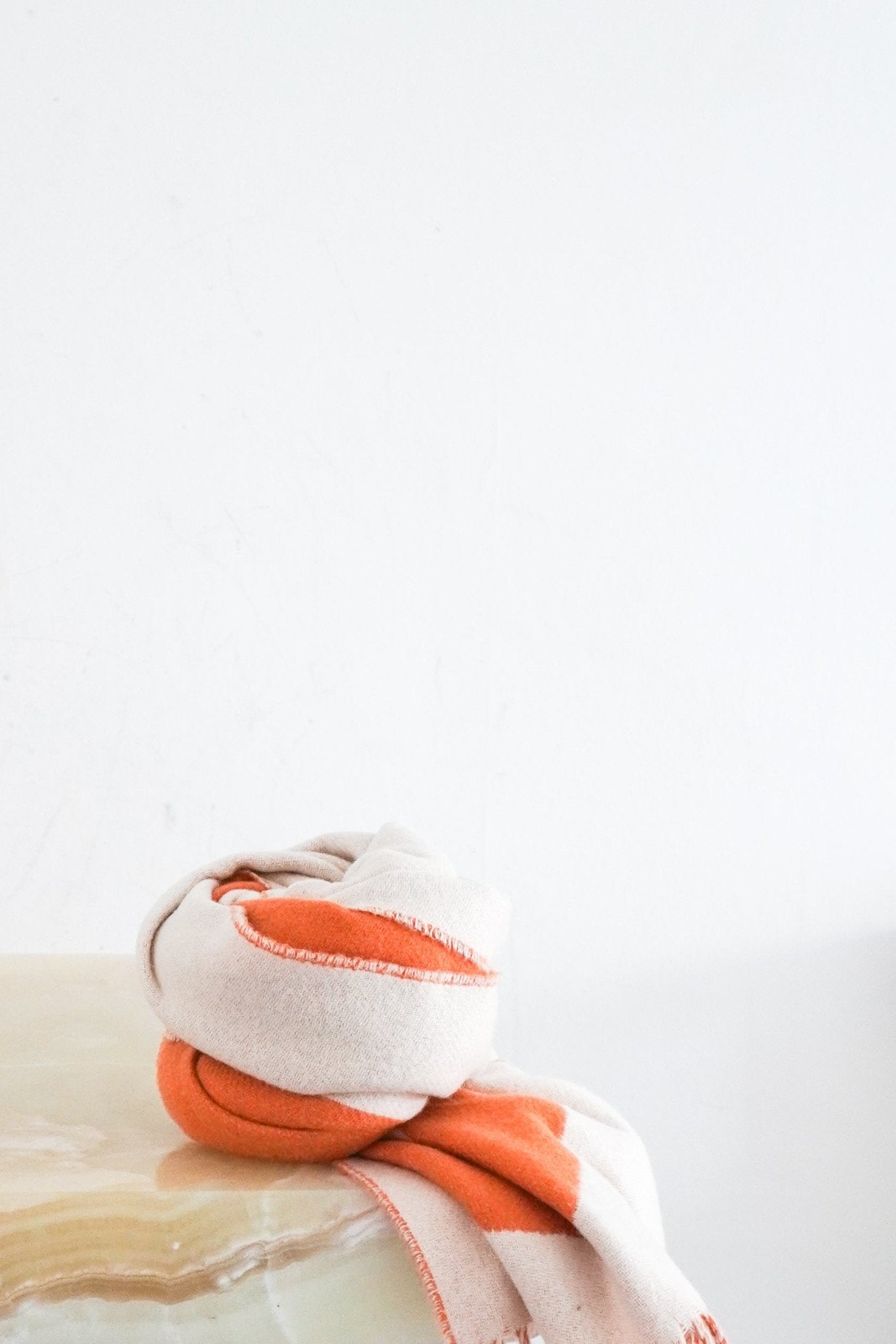 Hermés Orange Avalon Cashmere Scarf RRP £1000 | Authentic Preloved FINAL SALE - Reloved Again