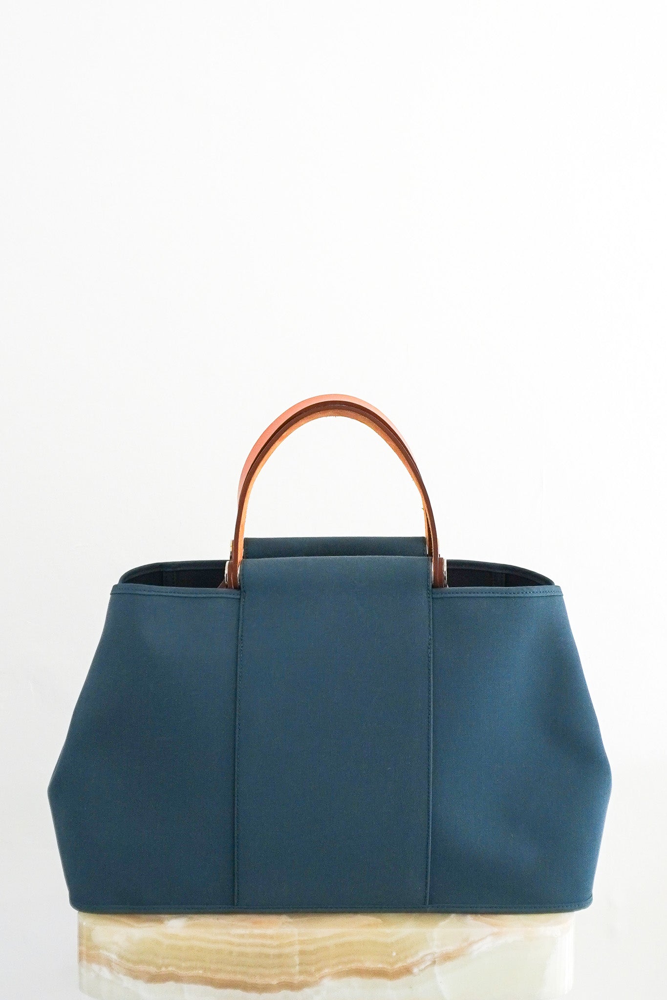 Hermes Cabac Elan Bag in Bleu | Authentic Preloved - Reloved Again
