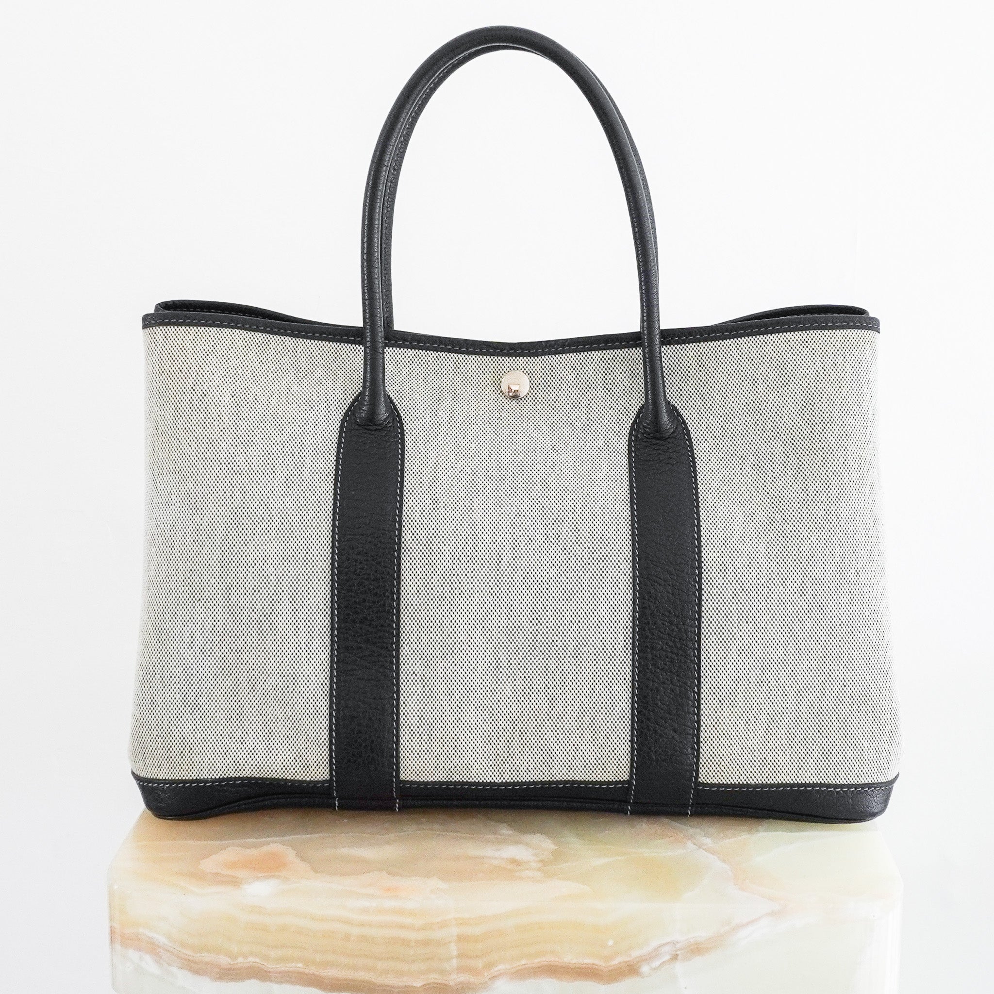 Hermes Garden Party 36 Tote Bag in Black RRP £2500 | Authentic Preloved - Reloved Again
