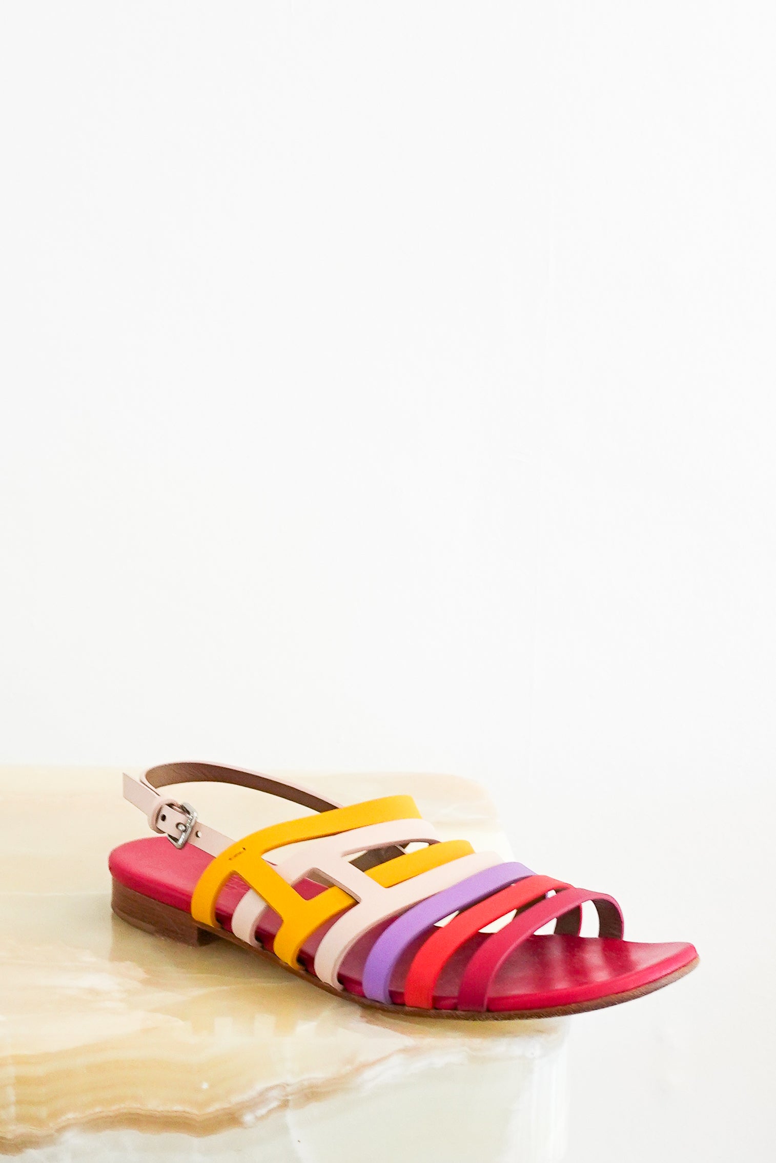 Hermes Ephese multicoloured sandals